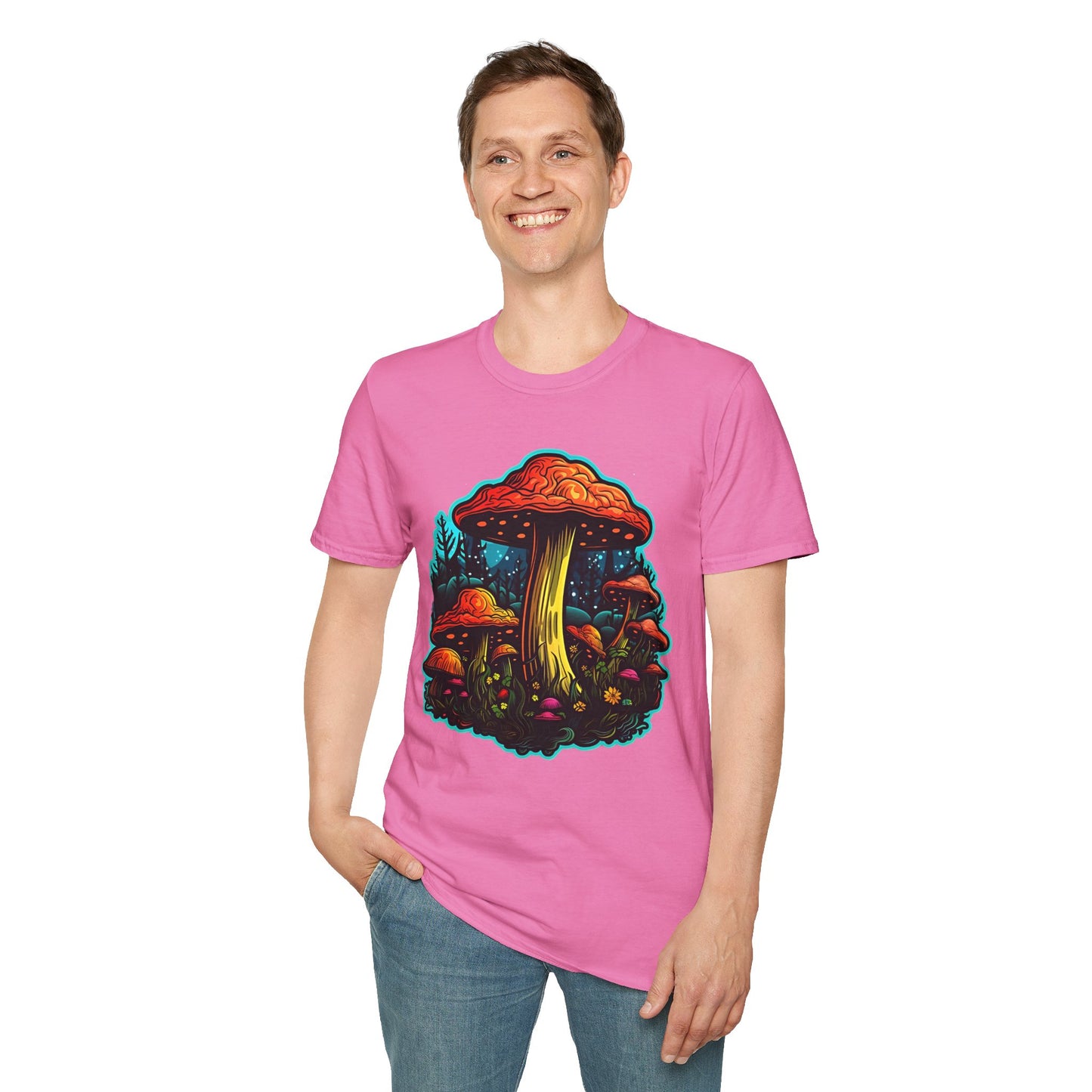 Mashroom Tee Shirt, Mashroom Shirt, Shirt with Funny Mashroom, Shirt with Fungus