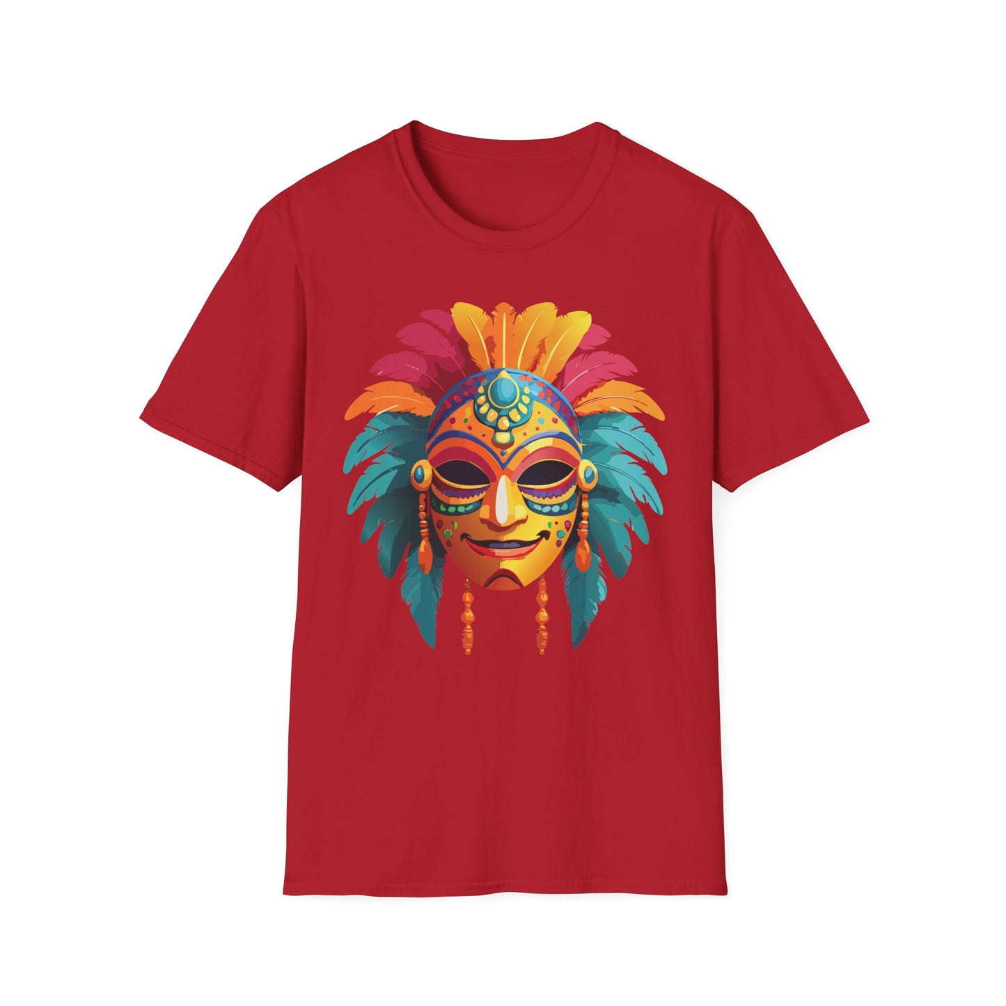 Mask Tee Shirt, Mask Shirt, Shirt with Mask, Masquerade Tees