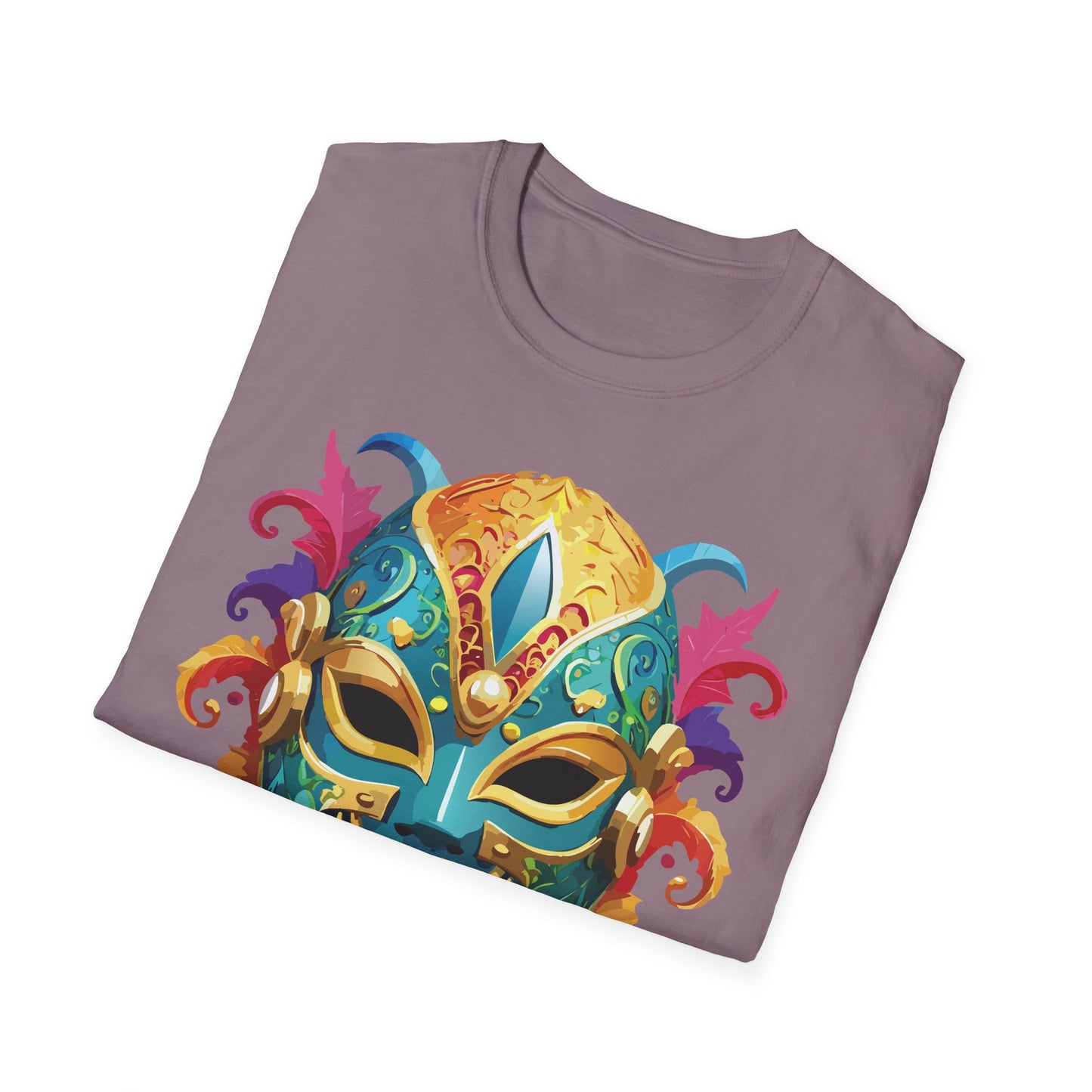 Mask Tee Shirt, Mask Shirt, Shirt with Mask, Masquerade Tees