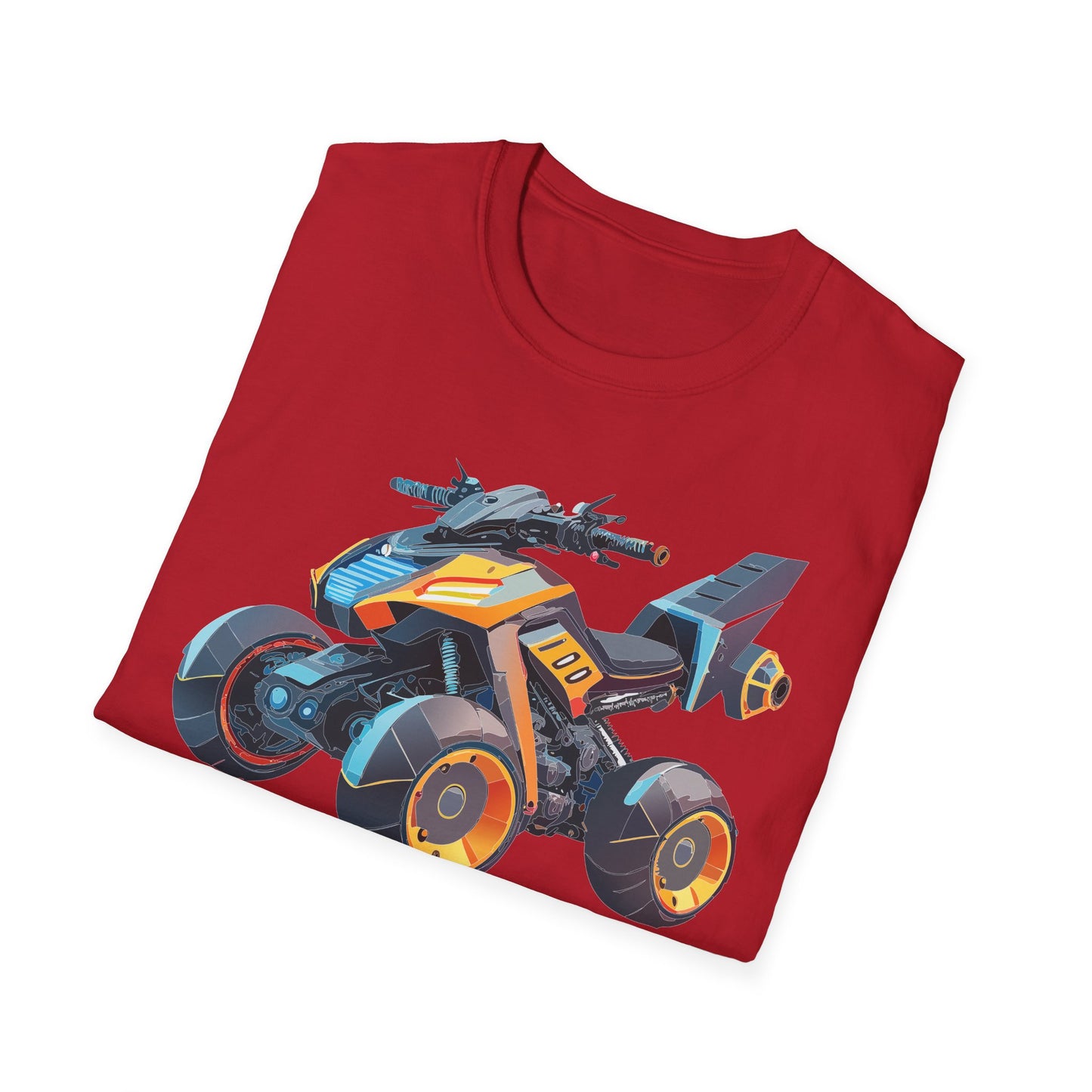 Unisex Bike T Shirt Moto Shirt With Motorcycle Design MTB Tee For Riders One Hundred Percent Cotton