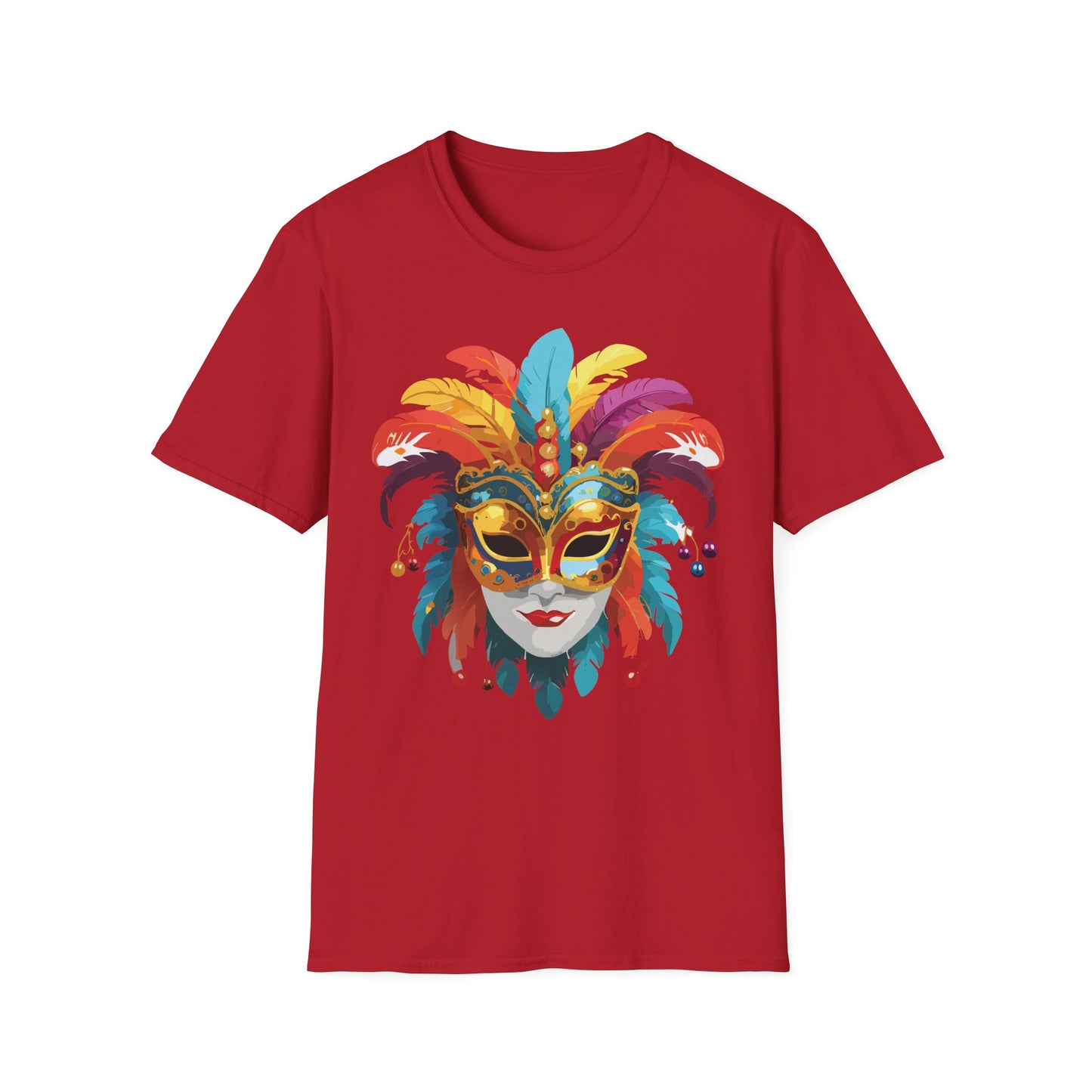 Mask Tee Shirt, Mask Shirt, Shirt with Mask, Masquerade Tees