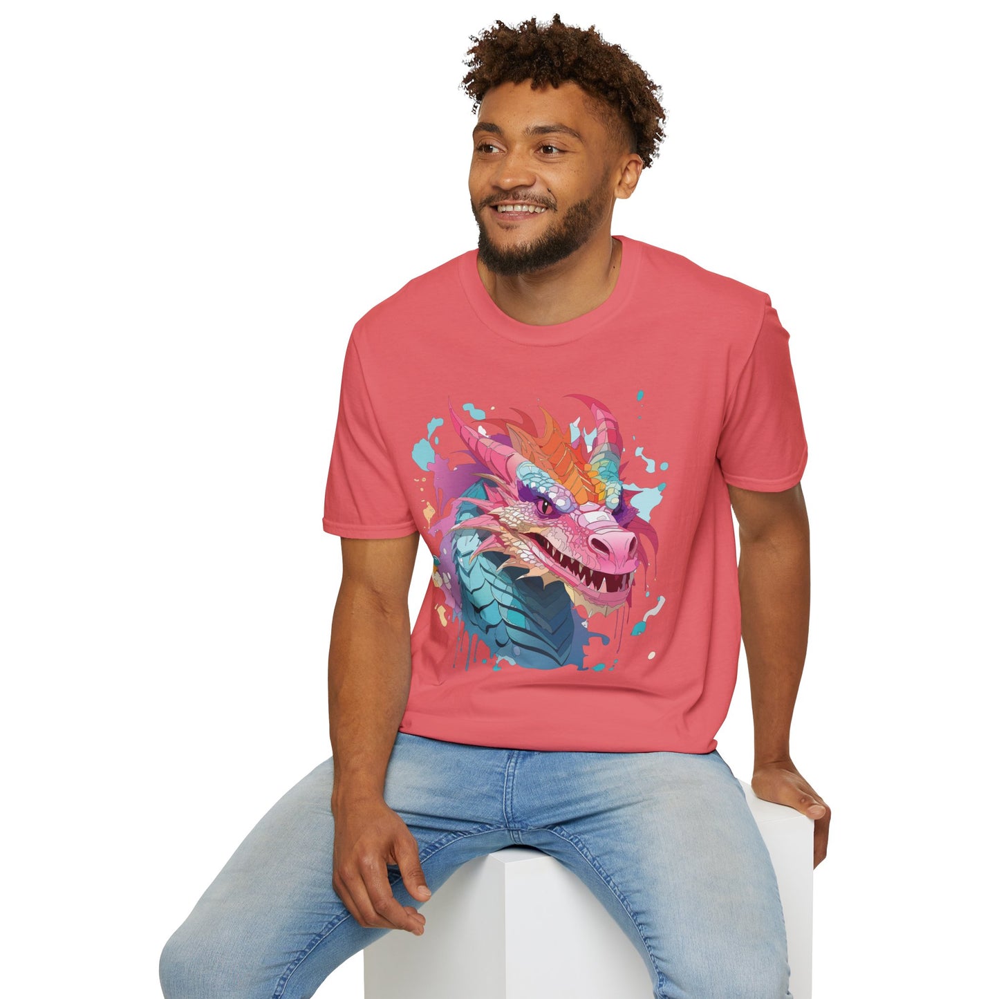 Dragon T Shirt, Dragon Shirt, Shirt with Animals, Animal Shirt