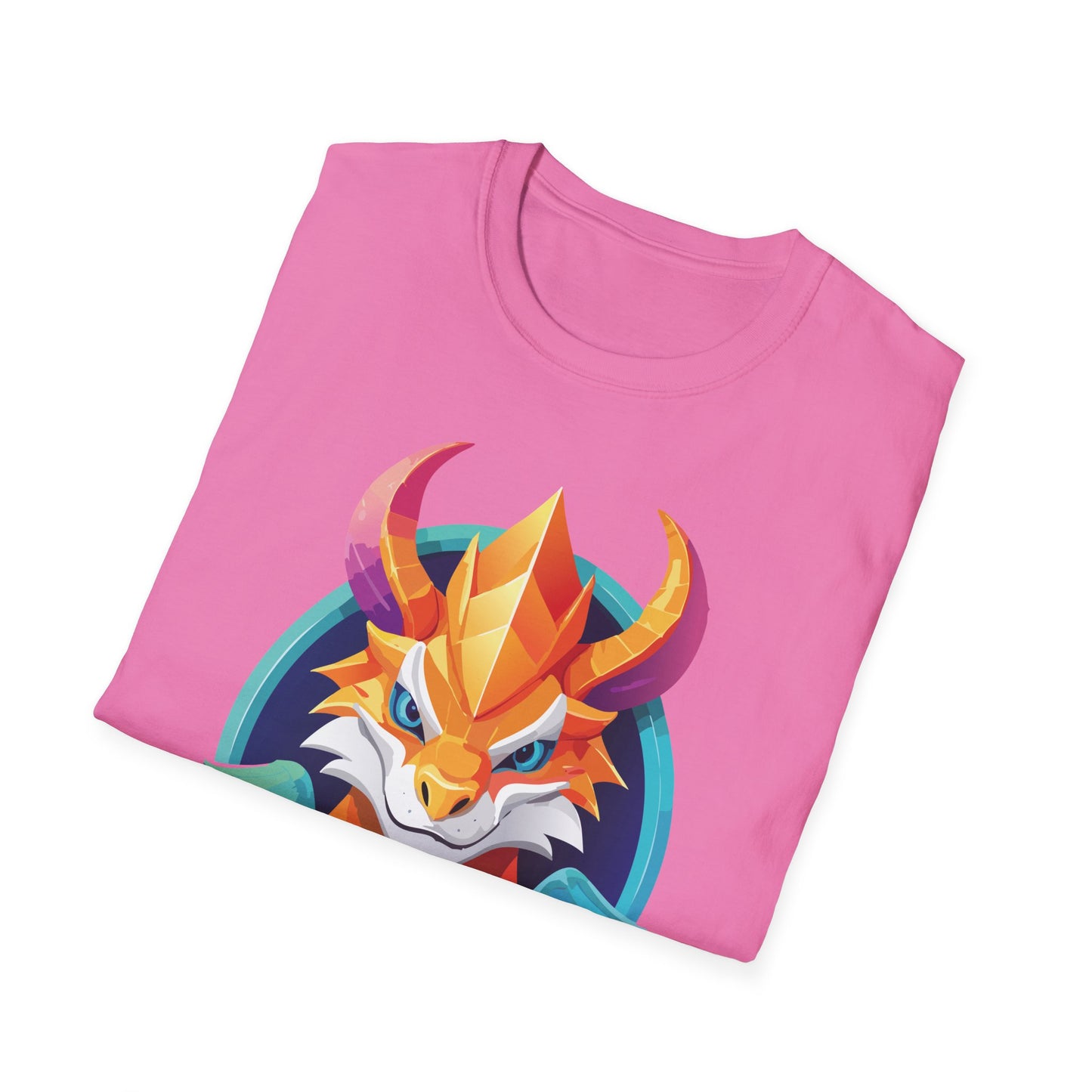 Dragon T Shirt Unisex Gildan Softstyle 64000 Comfortable Cotton Tee With Animal Design