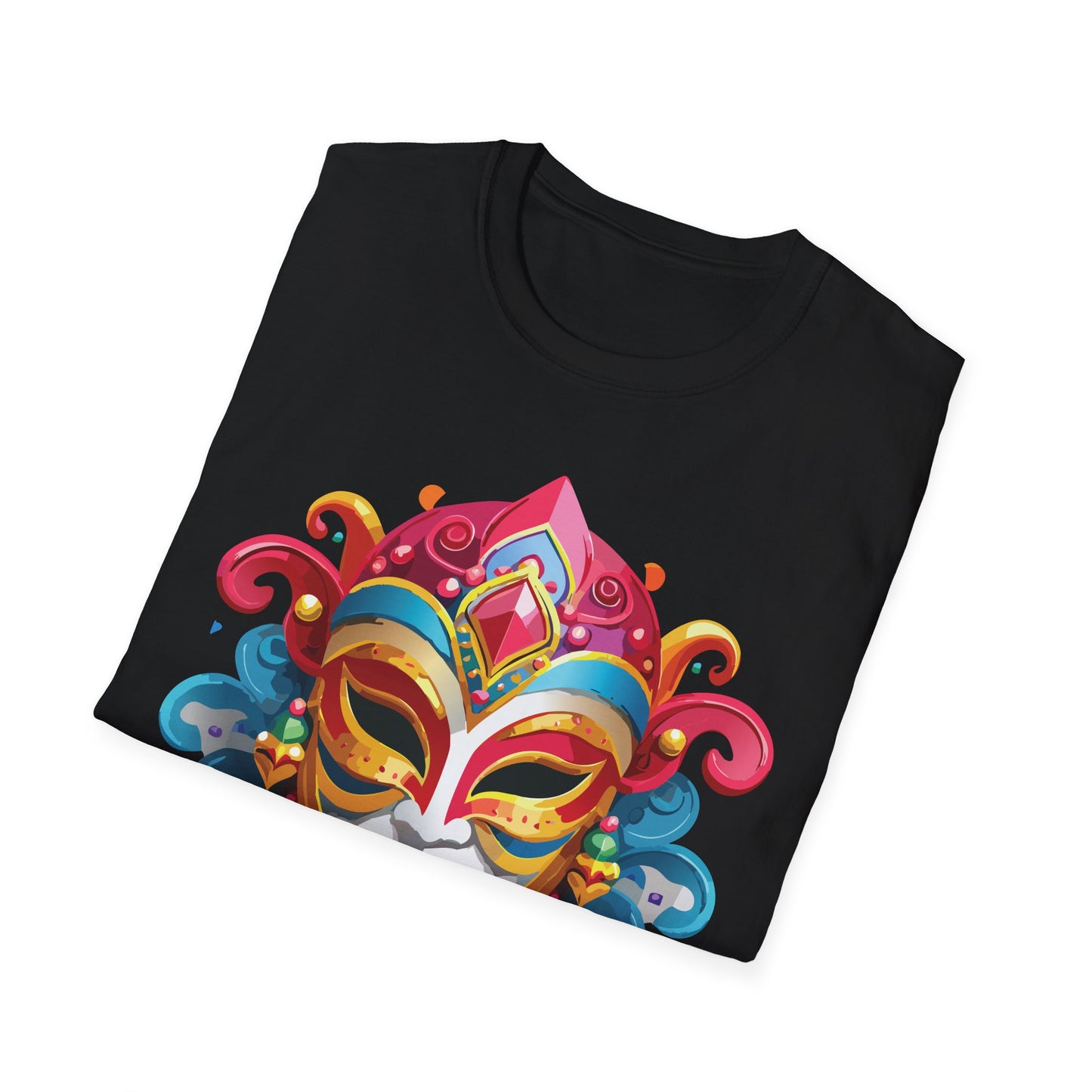 Mask Tee Shirt, Mask Shirt, Shirt with Mask, Masquerade Tees
