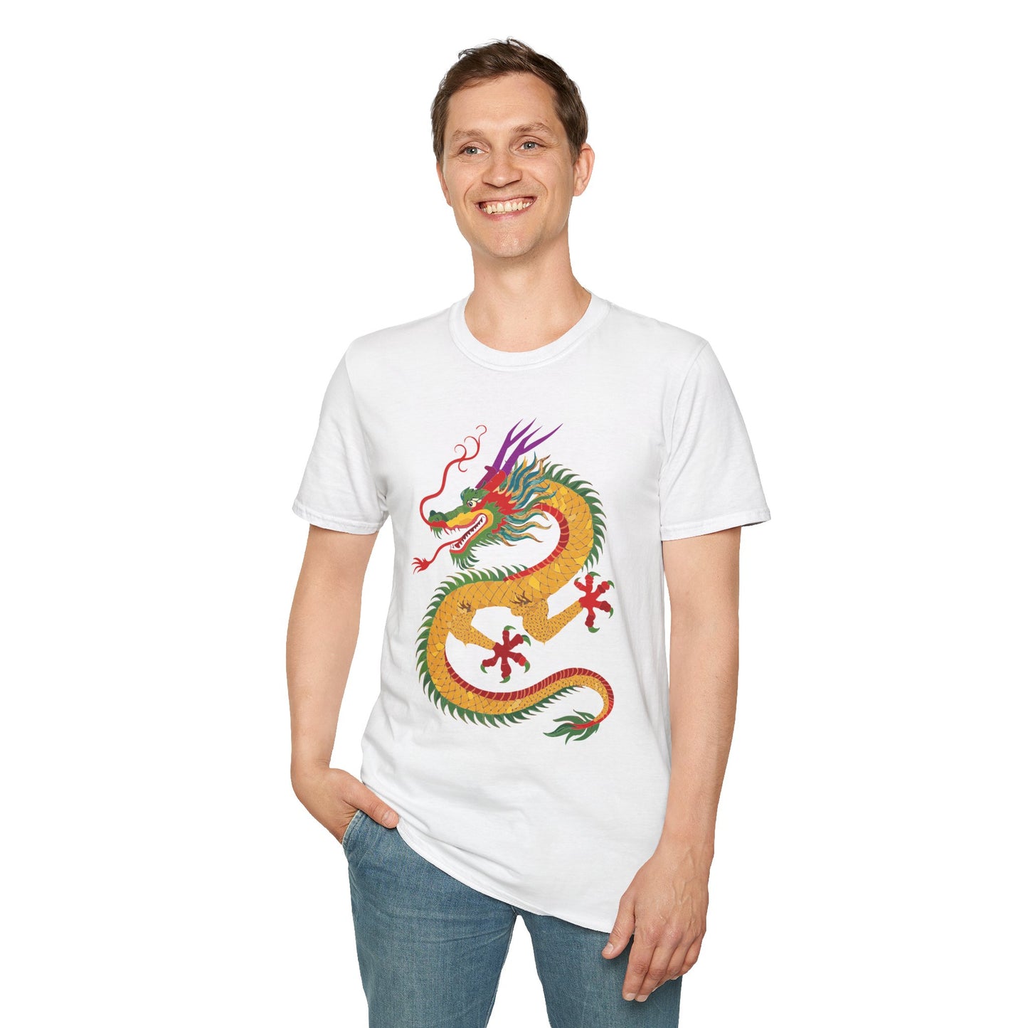 Dragon T Shirt, Dragon Shirt, Shirt with Animals, Animal Shirt