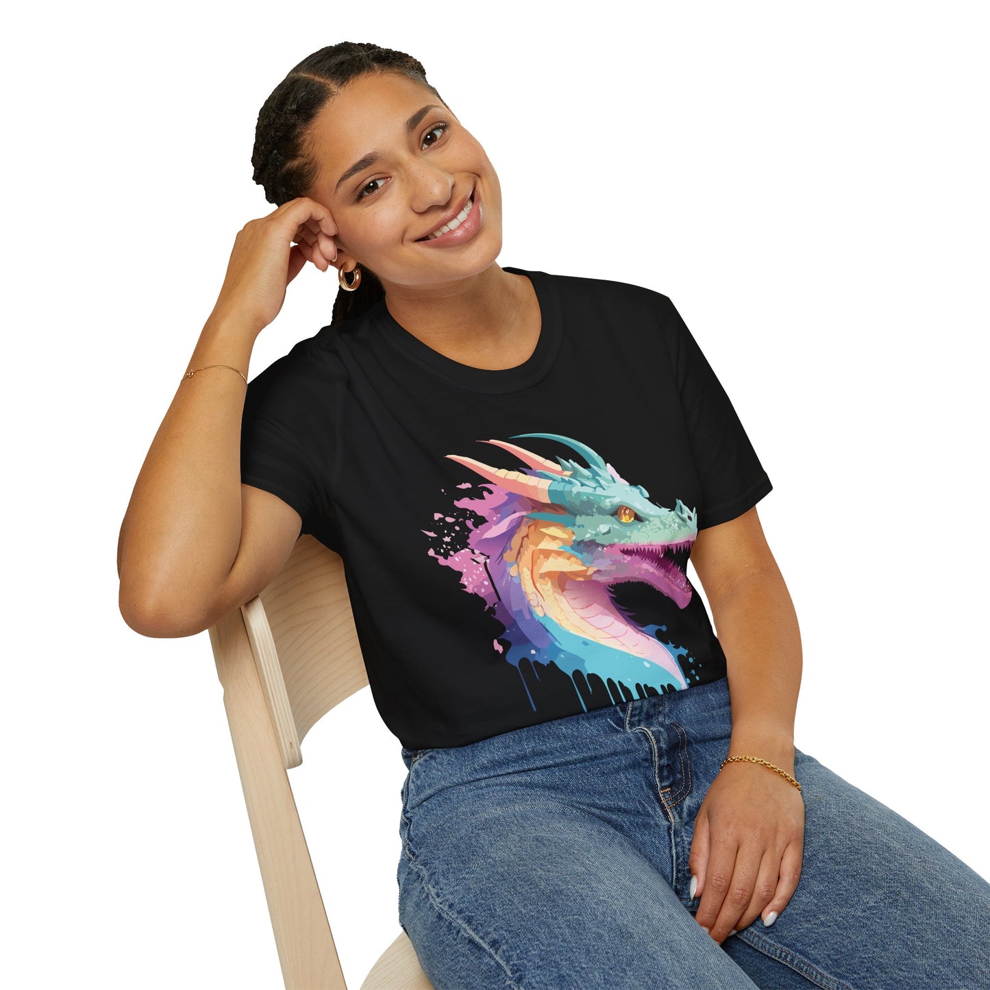 Dragon T Shirt, Dragon Shirt, Shirt with Animals, Animal Shirt