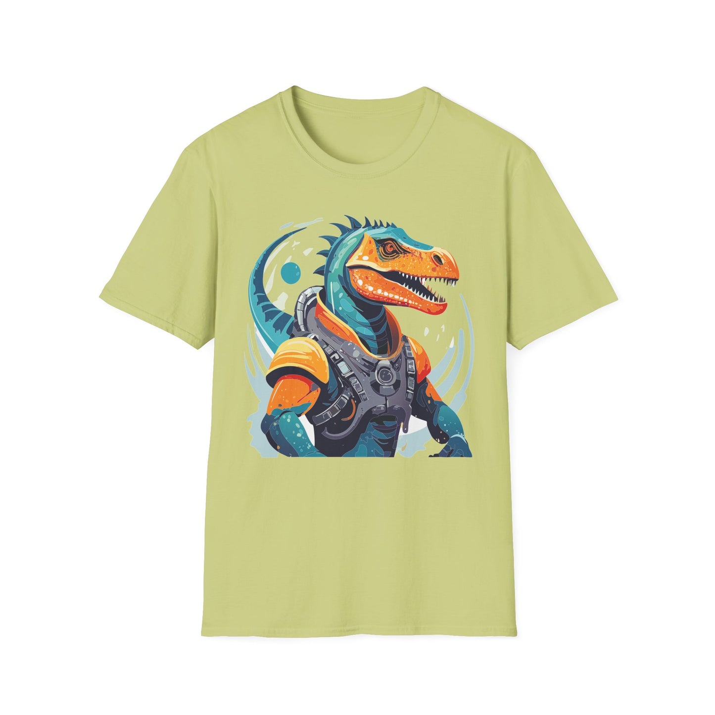 Gildan Alien Cosmos T Shirt Unisex Softstyle 64000 Cotton Tee With Alien Art Design Graphic Print