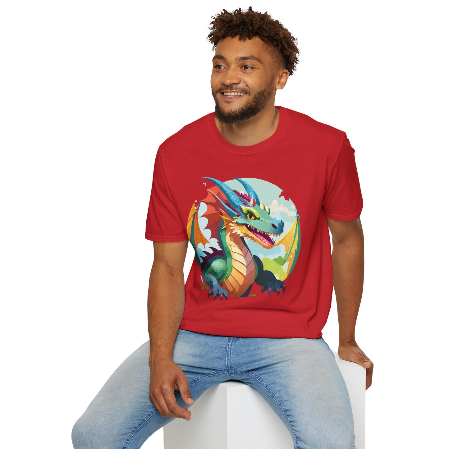 Dragon T Shirt, Dragon Shirt, Shirt with Animals, Animal Shirt