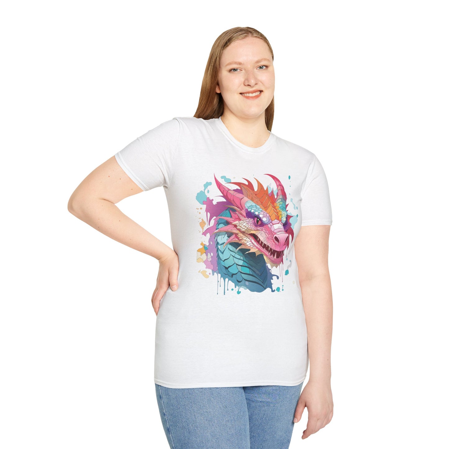 Dragon T Shirt, Dragon Shirt, Shirt with Animals, Animal Shirt