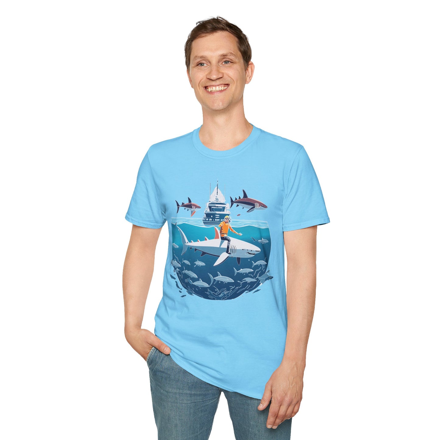 Ocean Tee Shirt, Ocean Shirt, Shirt with Ocean, U boat Tees, Shirt with U-Boat