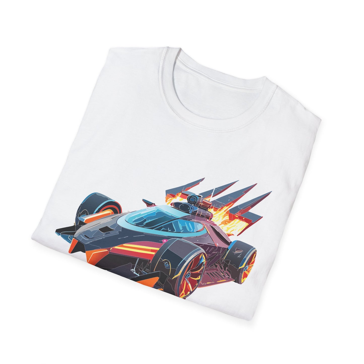 Car T Shirt Unisex Softstyle Cotton Tee With Cars Graphic Hot Wheels Design For Men Women