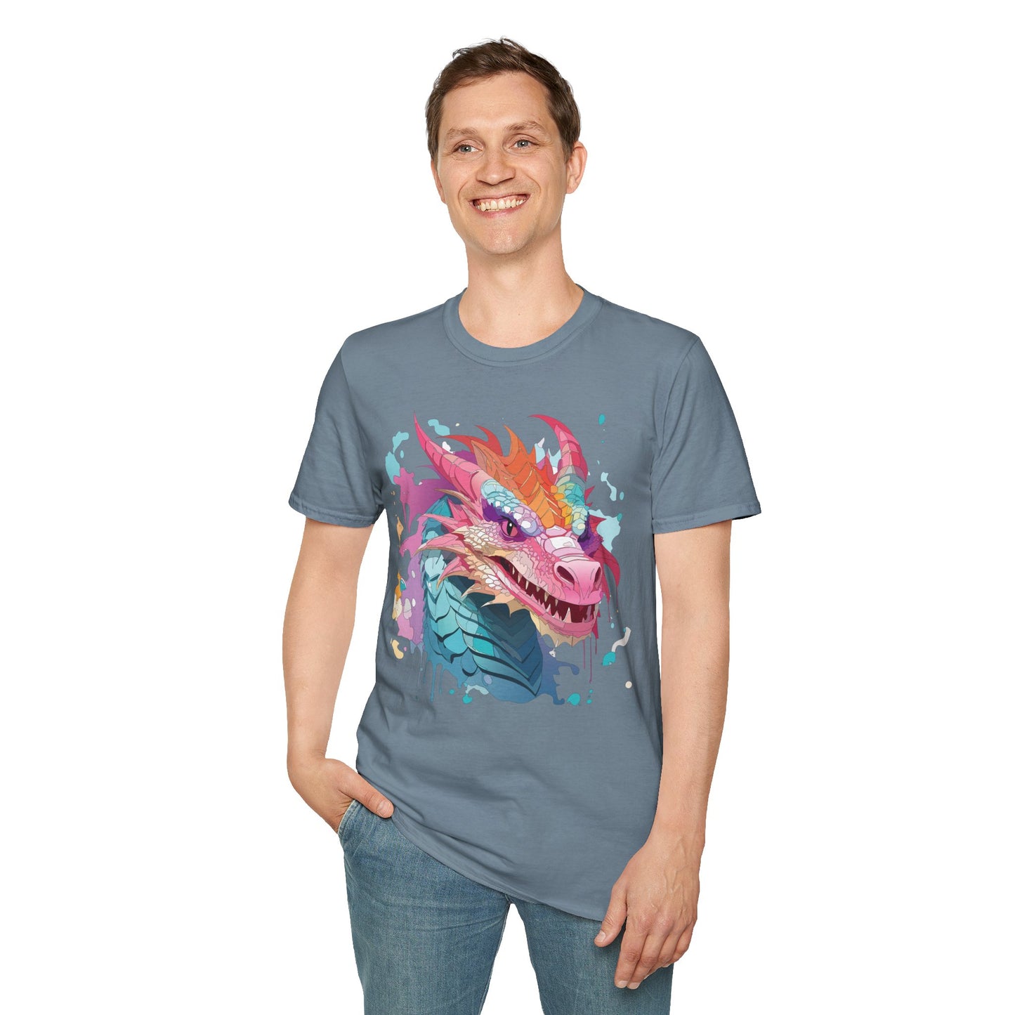 Dragon T Shirt, Dragon Shirt, Shirt with Animals, Animal Shirt