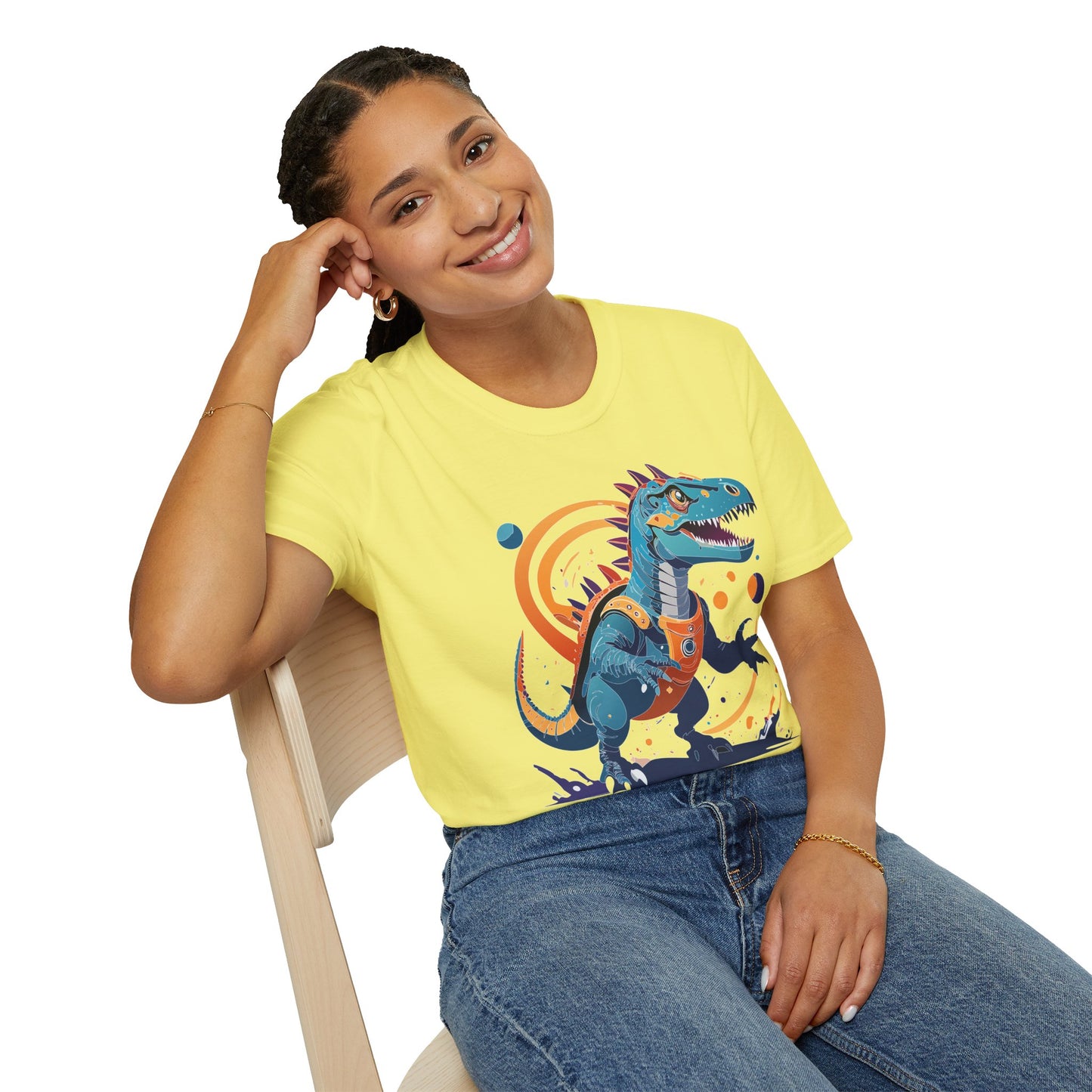 Unisex Alien T Shirt Cosmos Tee With Alien Design Gildan Softstyle 64000 Ring Spun Cotton