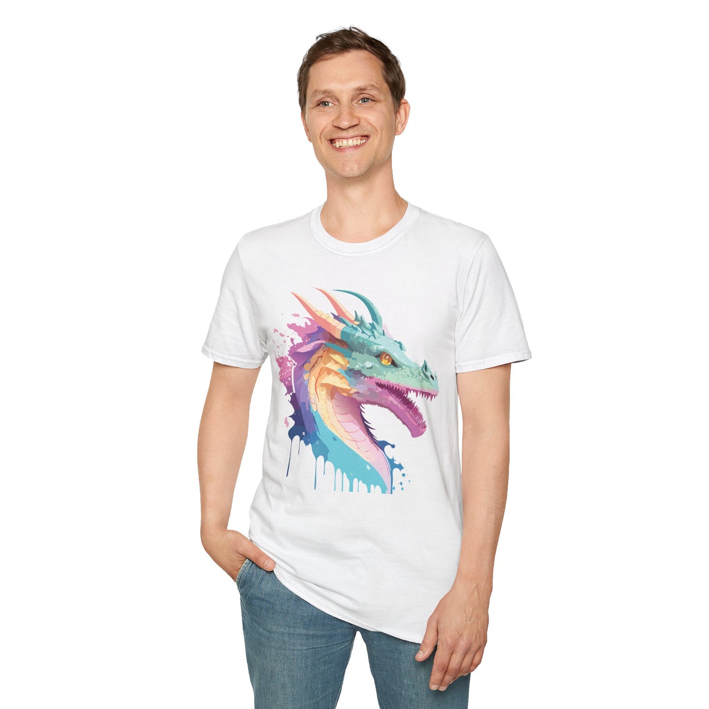 Dragon T Shirt, Dragon Shirt, Shirt with Animals, Animal Shirt