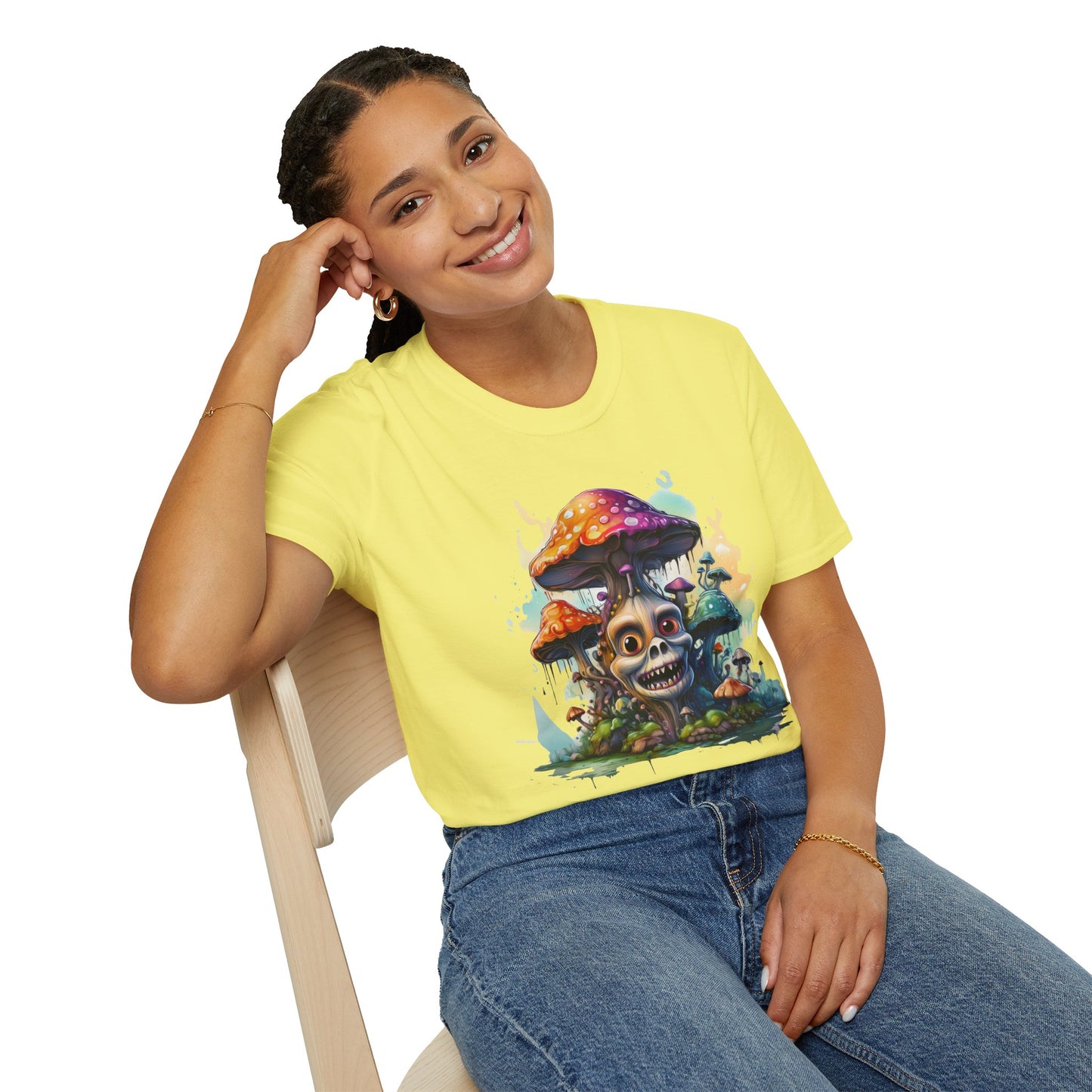 Mashroom Tee Shirt, Mashroom Shirt, Shirt with Funny Mashroom, Shirt with Fungus