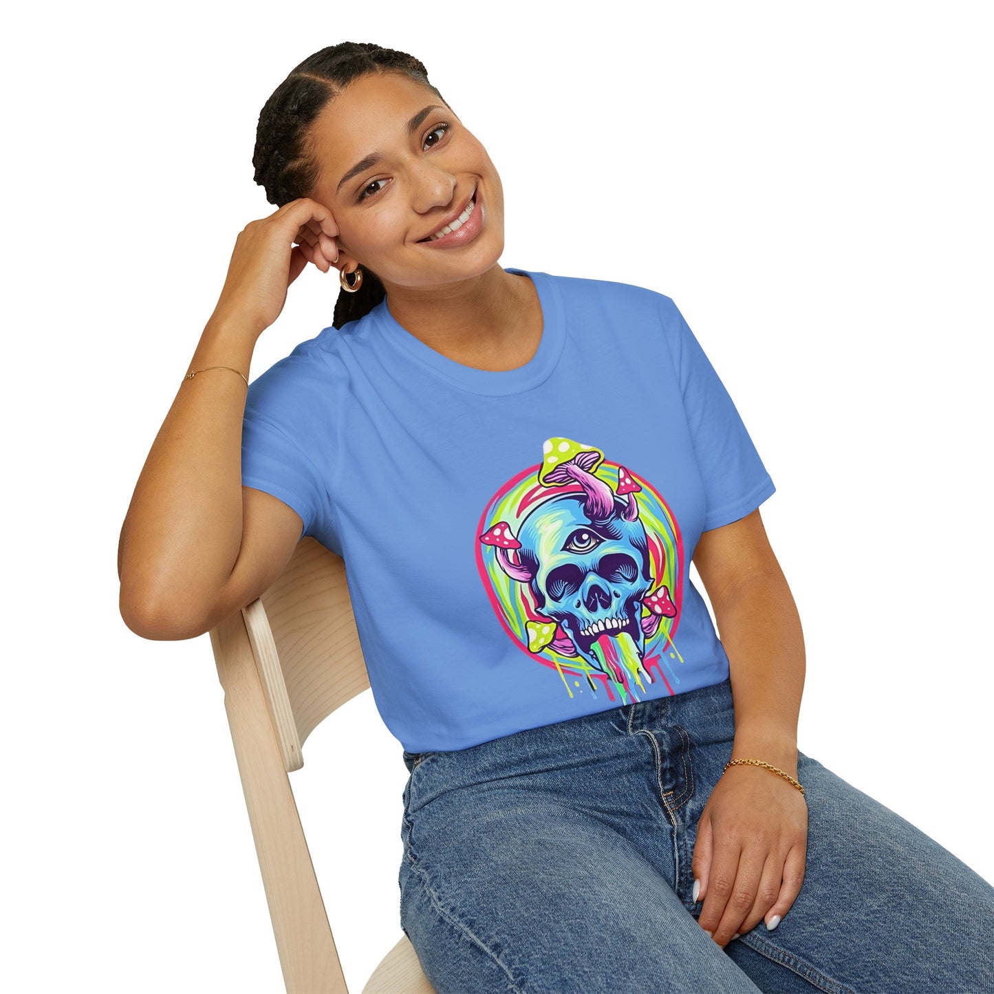 Skull Tee Shirt, Skeleton Shirt, Shirt with Skull, Shirt with Skeleton