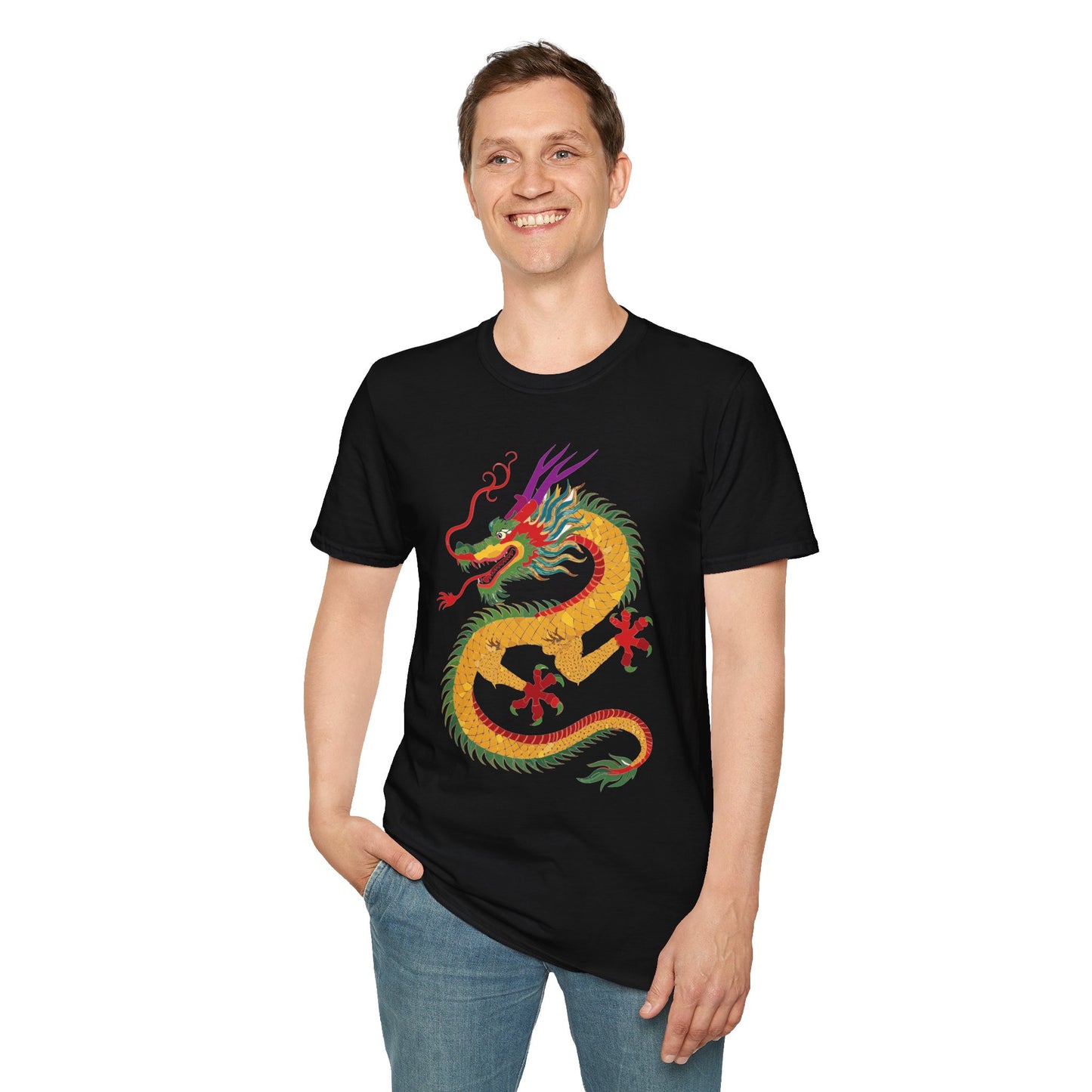 Dragon T Shirt, Dragon Shirt, Shirt with Animals, Animal Shirt