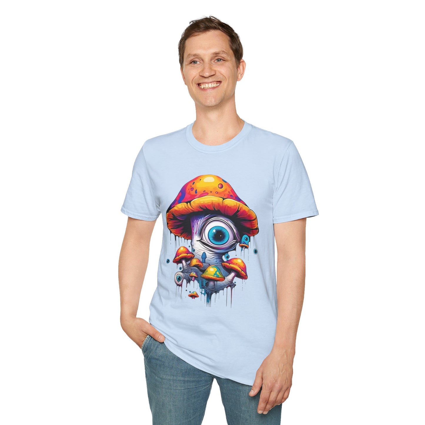 Mashroom Tee Shirt, Mashroom Shirt, Shirt with Funny Mashroom, Shirt with Fungus