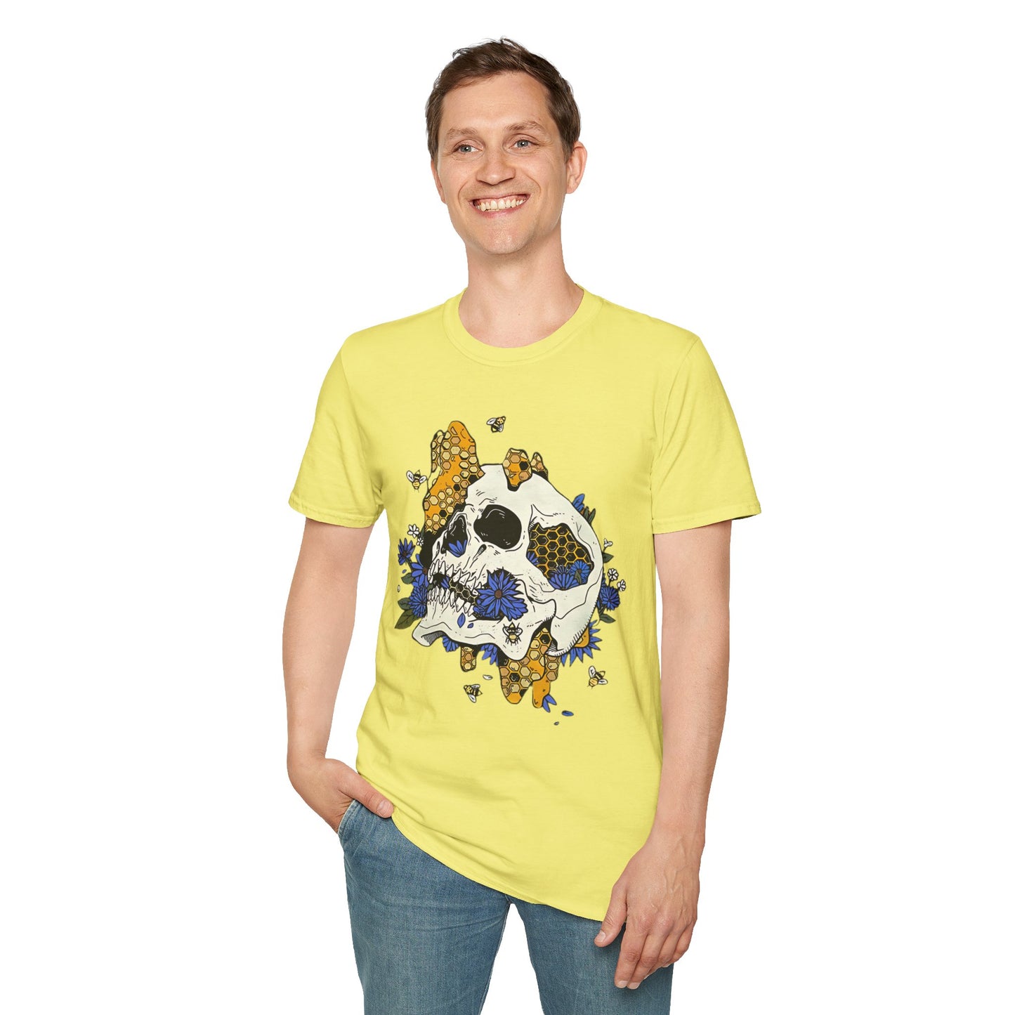 Skull Tee Shirt, Skeleton Shirt, Shirt with Skull, Shirt with Skeleton