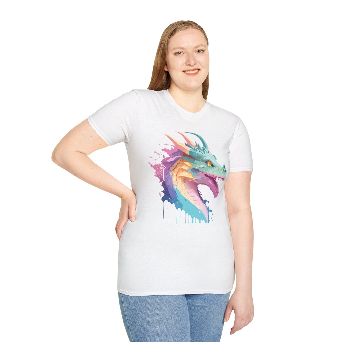 Dragon T Shirt, Dragon Shirt, Shirt with Animals, Animal Shirt