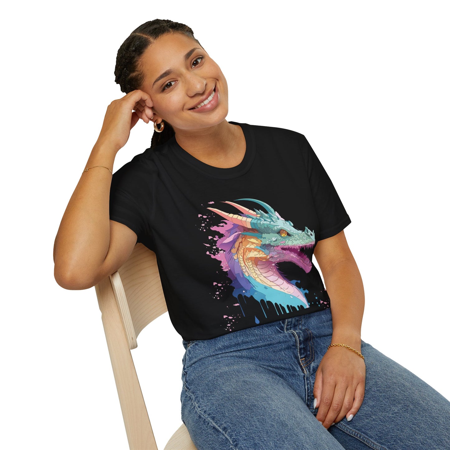 Dragon T Shirt, Dragon Shirt, Shirt with Animals, Animal Shirt