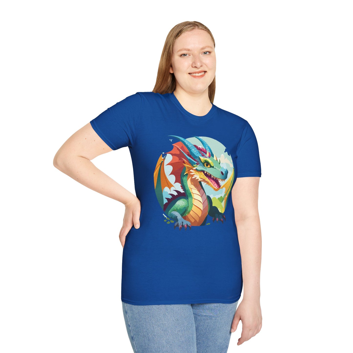 Dragon T Shirt, Dragon Shirt, Shirt with Animals, Animal Shirt