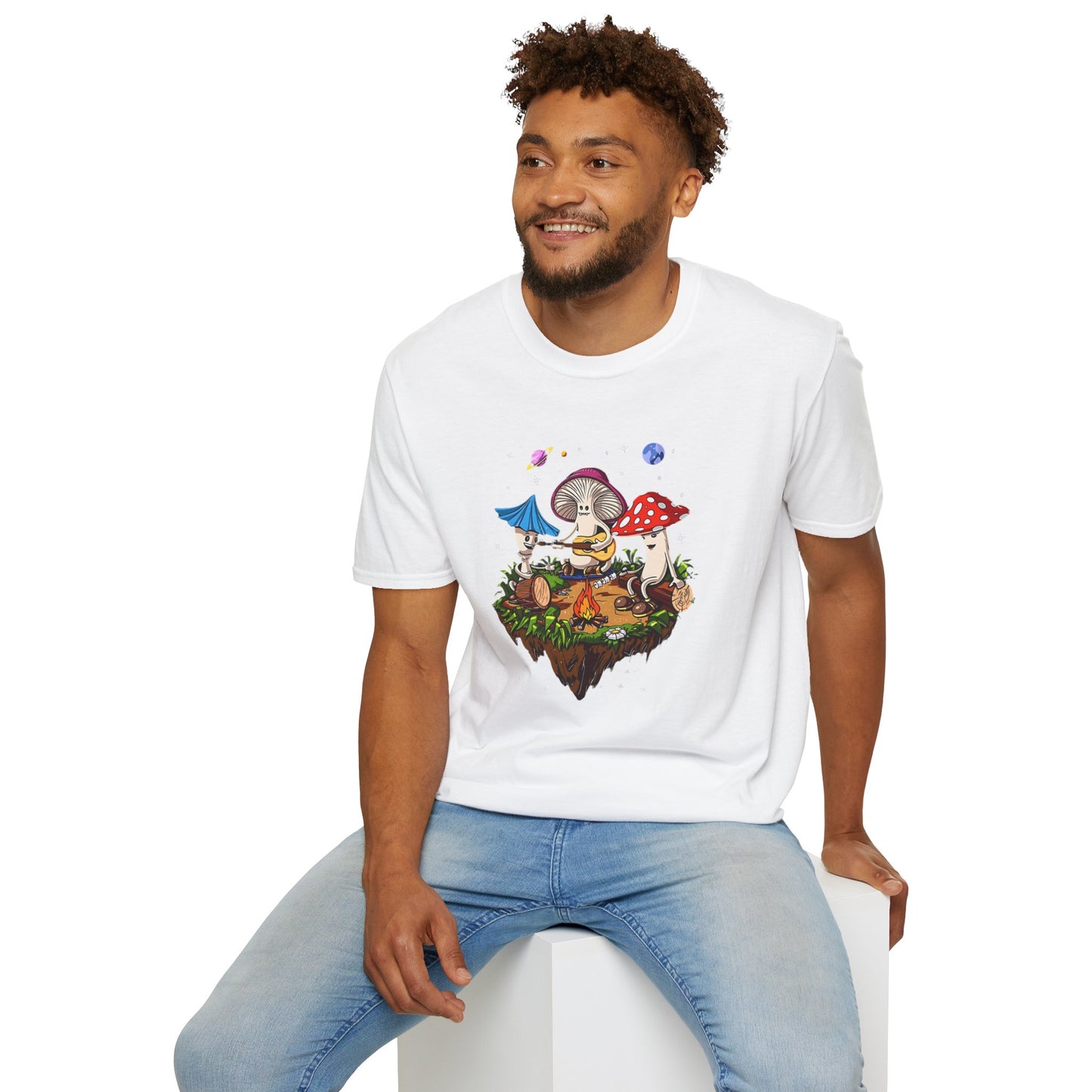 Mashroom Tee Shirt, Mashroom Shirt, Shirt with Funny Mashroom, Shirt with Fungus