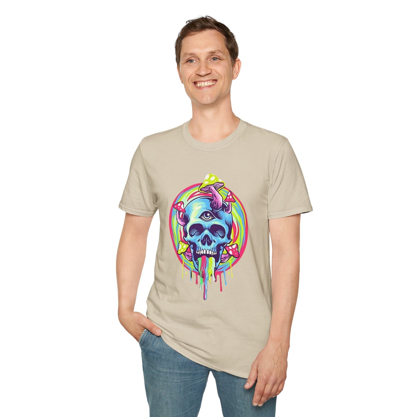 Skull Tee Shirt, Skeleton Shirt, Shirt with Skull, Shirt with Skeleton