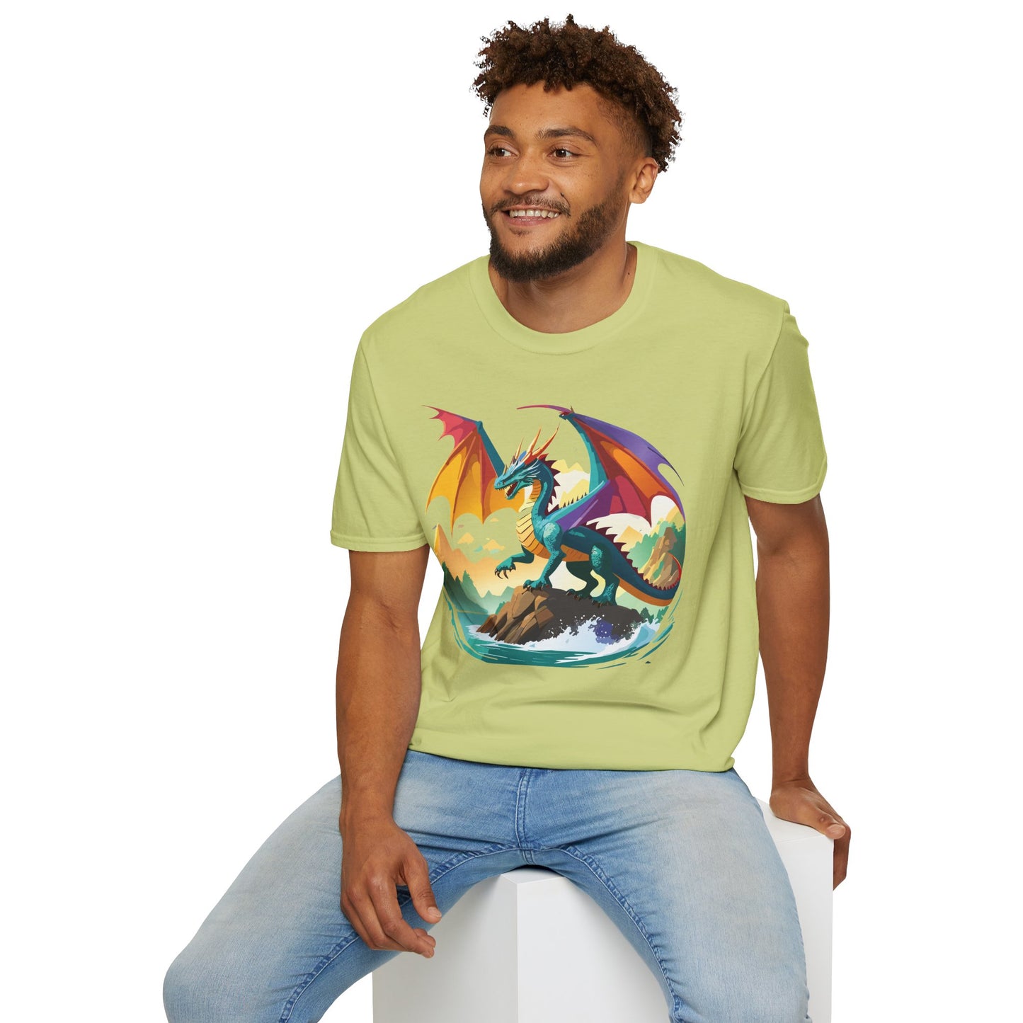 Dragon T Shirt, Dragon Shirt, Shirt with Animals, Animal Shirt
