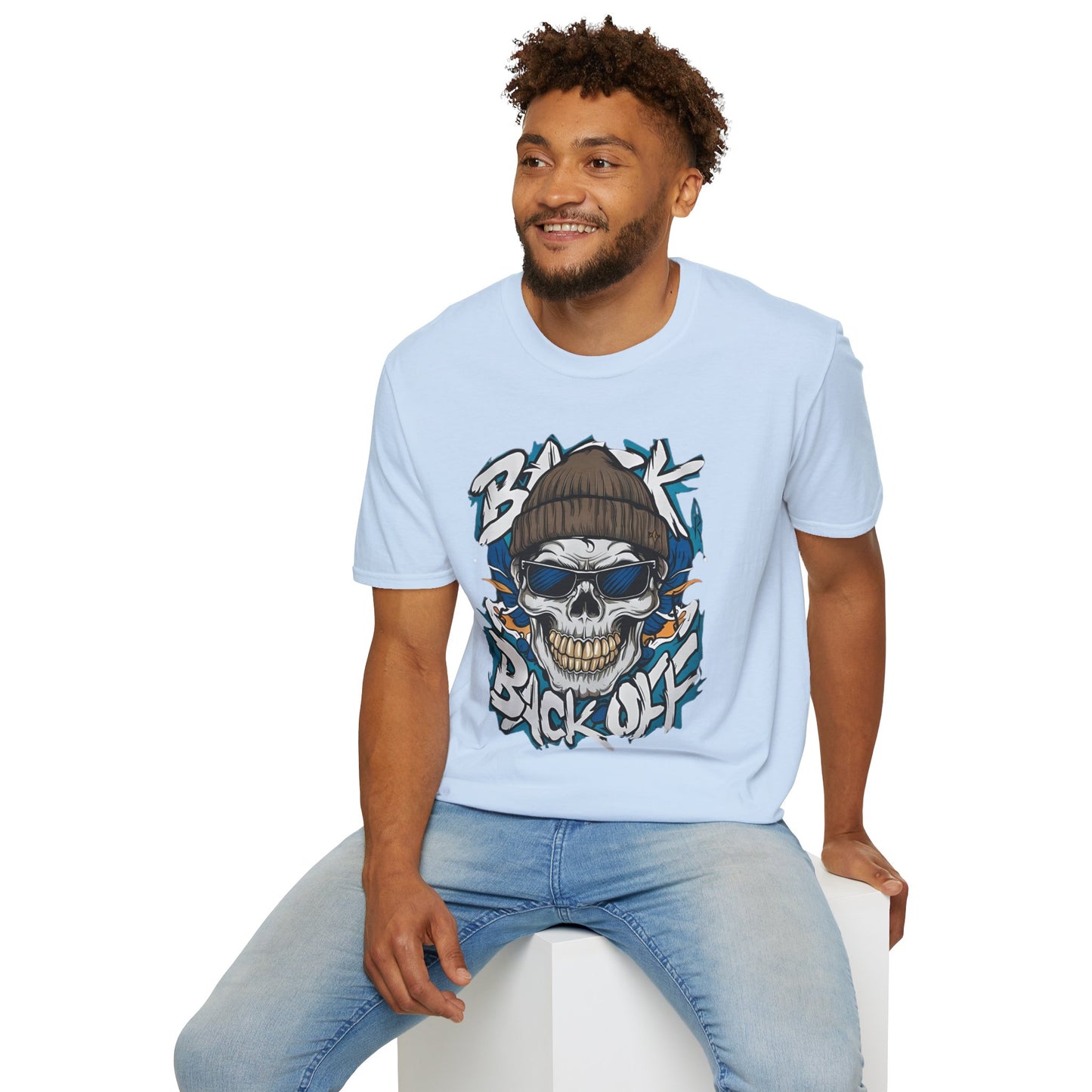 Gildan Softstyle Skull Tee Shirt Unisex Skeleton Design 100 Percent Cotton Graphic Tee