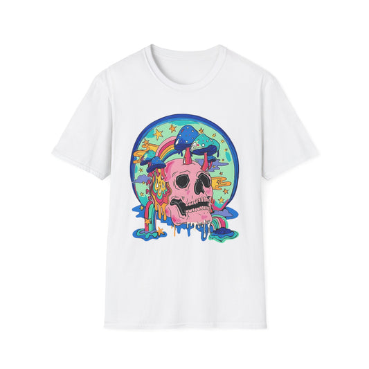 Skull Tee Shirt, Skeleton Shirt, Shirt with Skull, Shirt with Skeleton