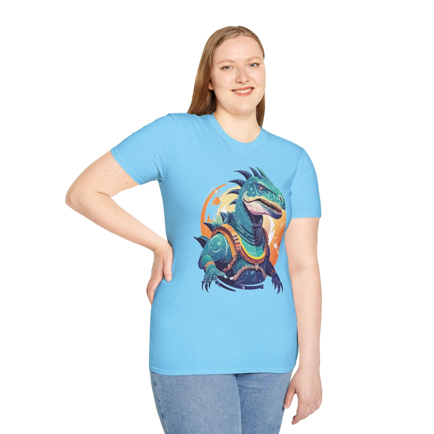 Alien T Shirt Cosmos Design Unisex Softstyle 64000 Graphic Artwork Tee With Aliens
