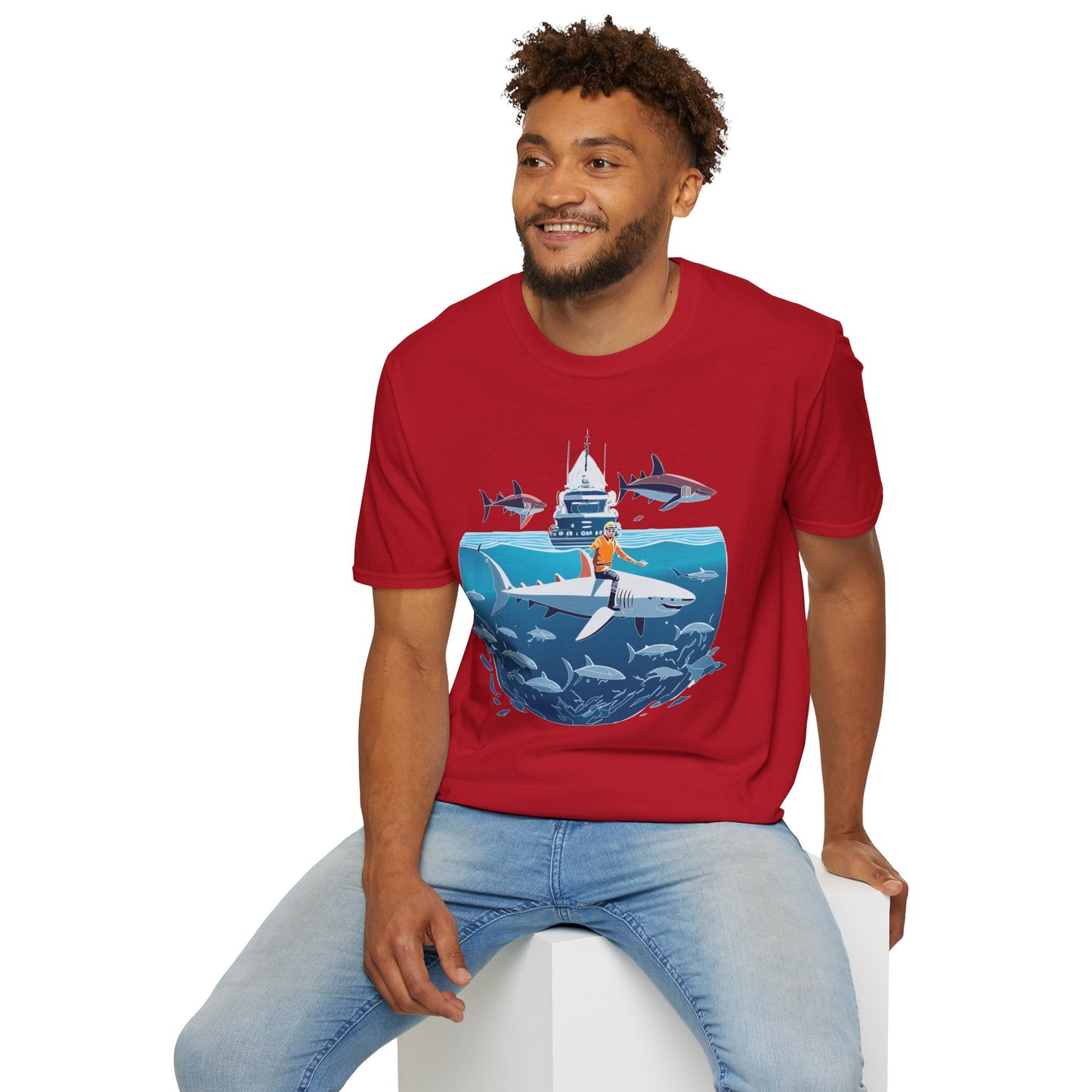 Ocean Tee Shirt, Ocean Shirt, Shirt with Ocean, U boat Tees, Shirt with U-Boat