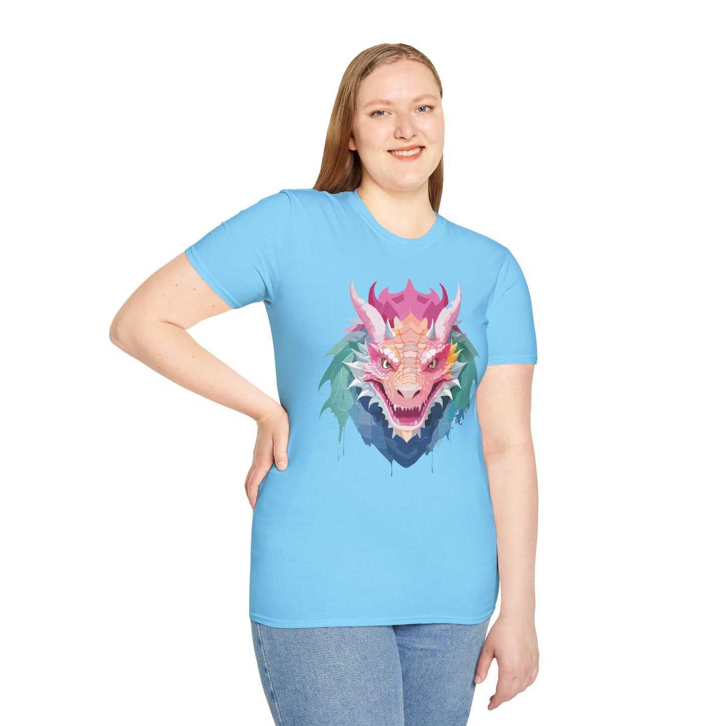 Dragon T Shirt, Dragon Shirt, Shirt with Animals, Animal Shirt