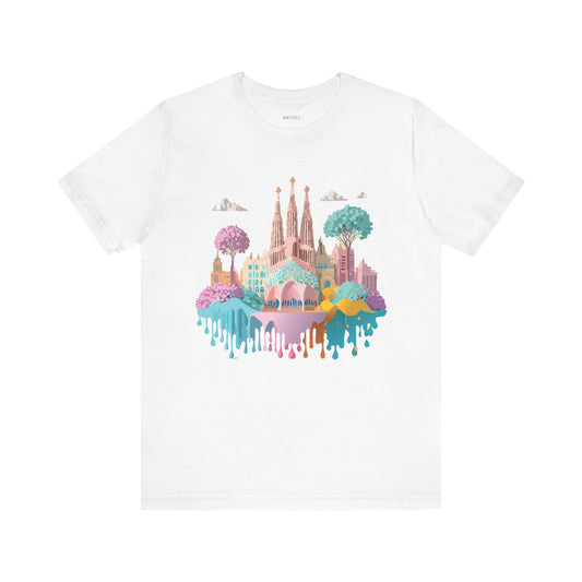 Tourist Shirt, Shirt with Barcelona