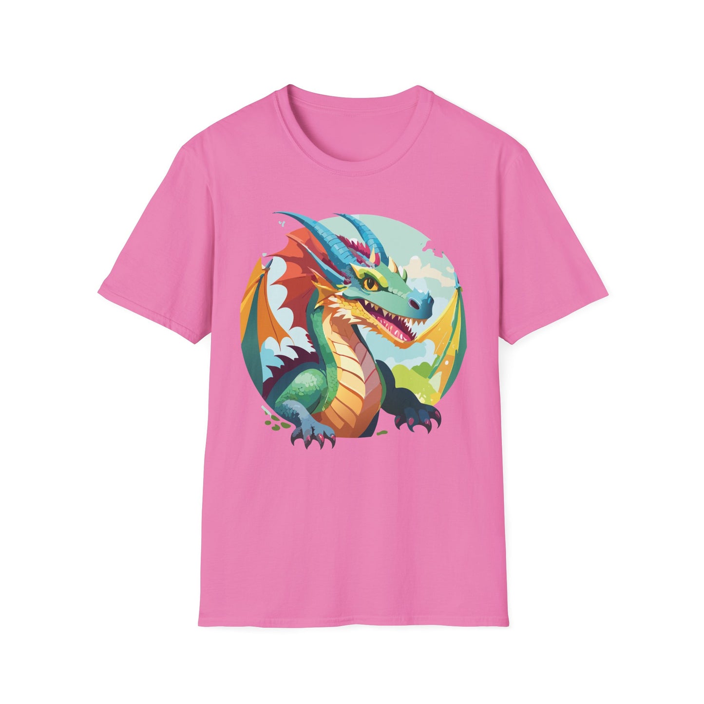 Dragon T Shirt, Dragon Shirt, Shirt with Animals, Animal Shirt