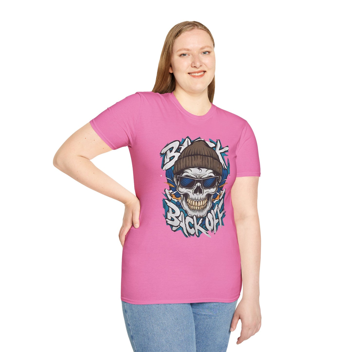 Gildan Softstyle Skull Tee Shirt Unisex Skeleton Design 100 Percent Cotton Graphic Tee