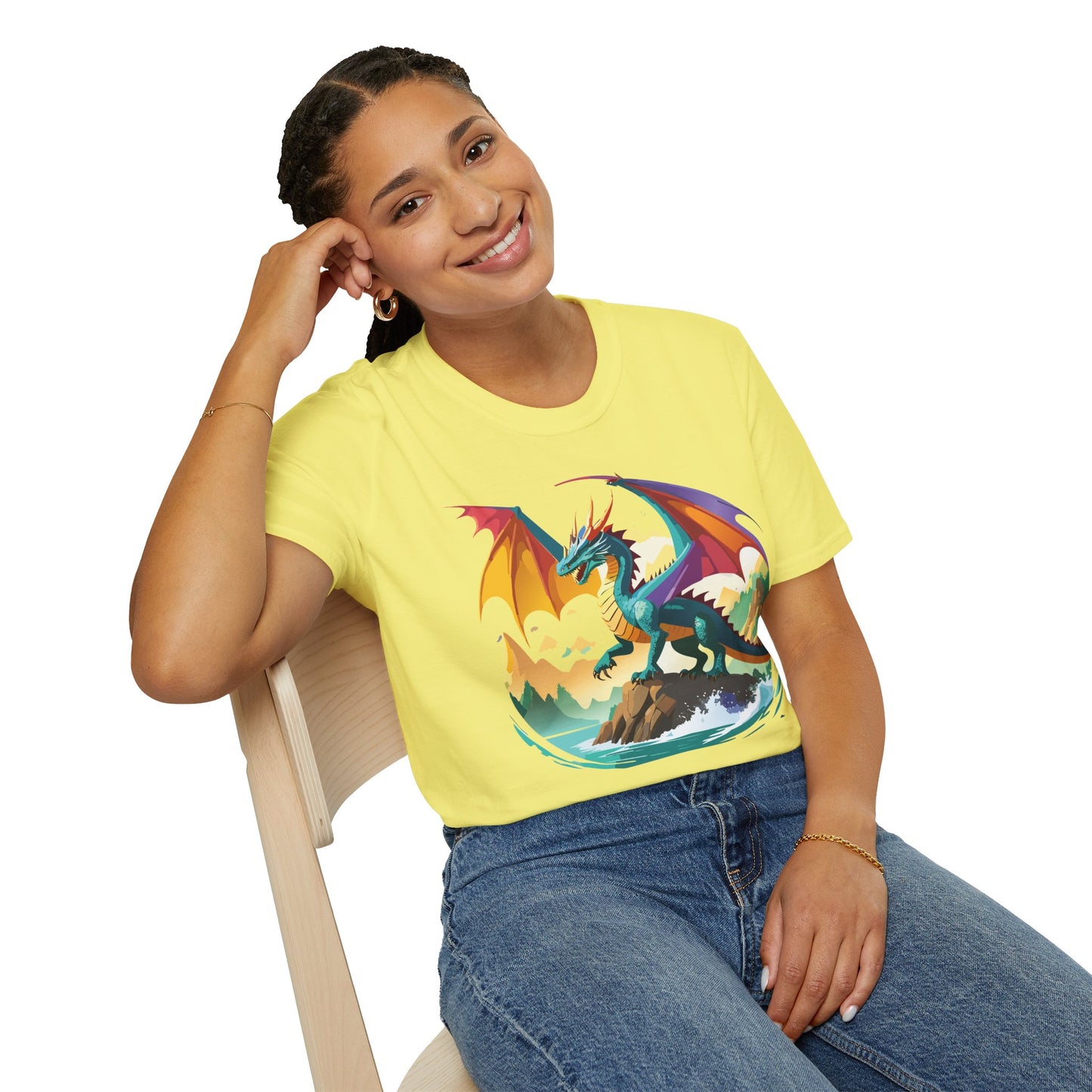 Dragon T Shirt, Dragon Shirt, Shirt with Animals, Animal Shirt
