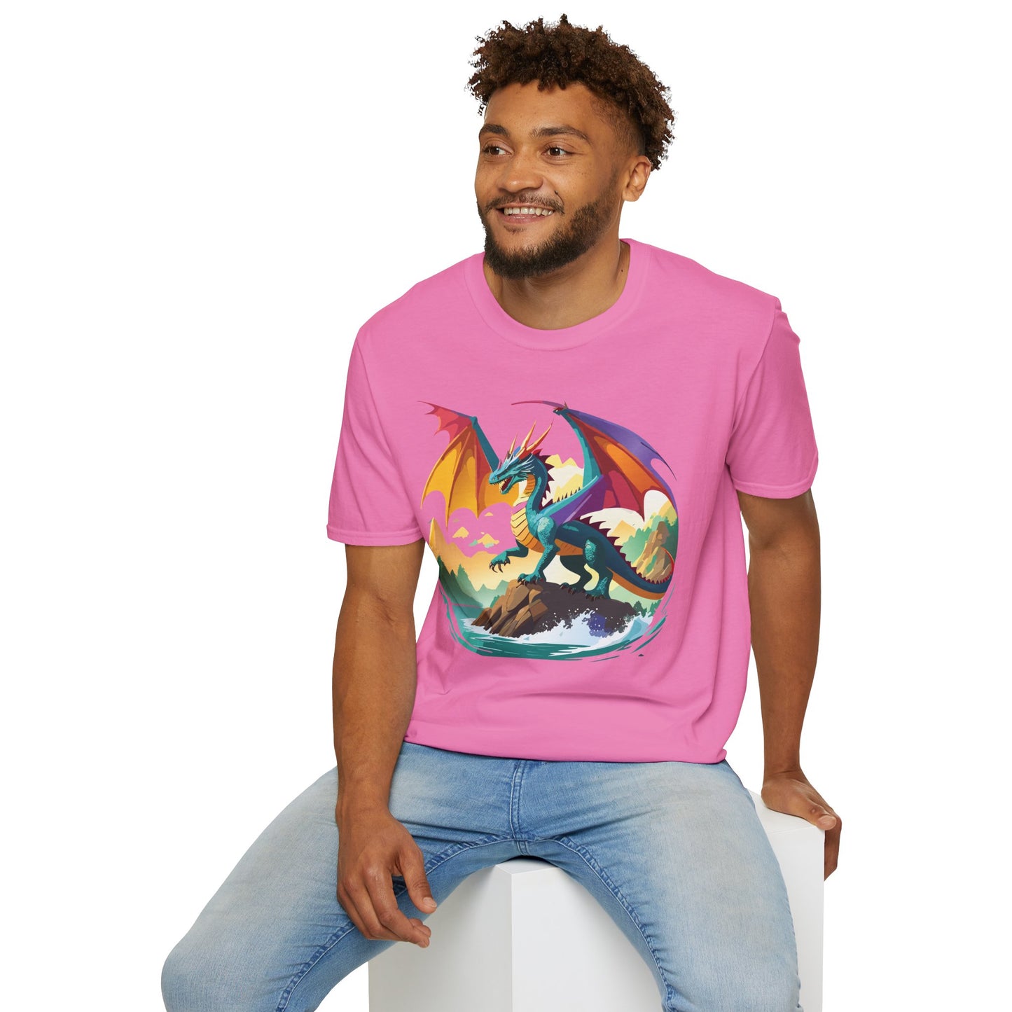 Dragon T Shirt, Dragon Shirt, Shirt with Animals, Animal Shirt