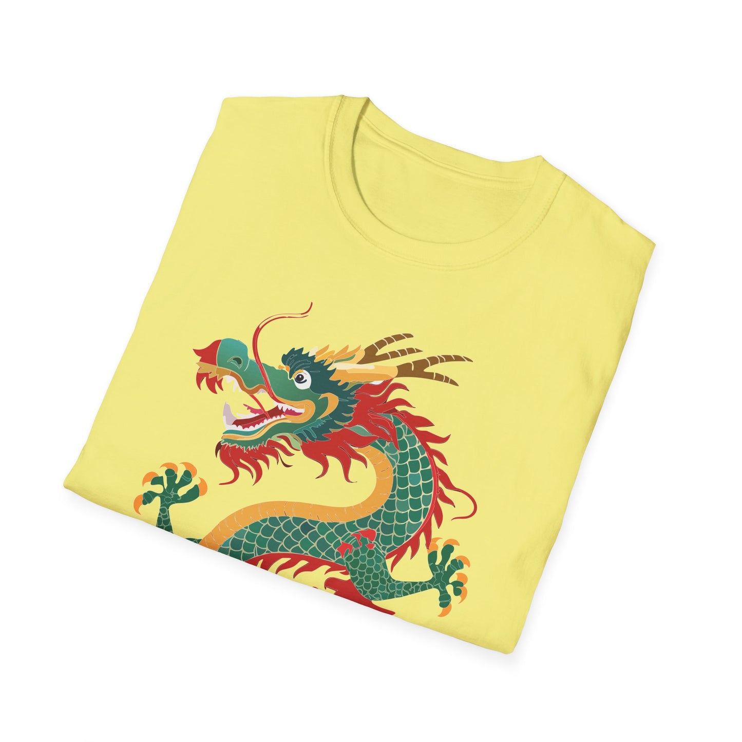 Dragon T Shirt Unisex Dragon Shirt With Animal Art Design Gildan Softstyle Tee 100 Cotton