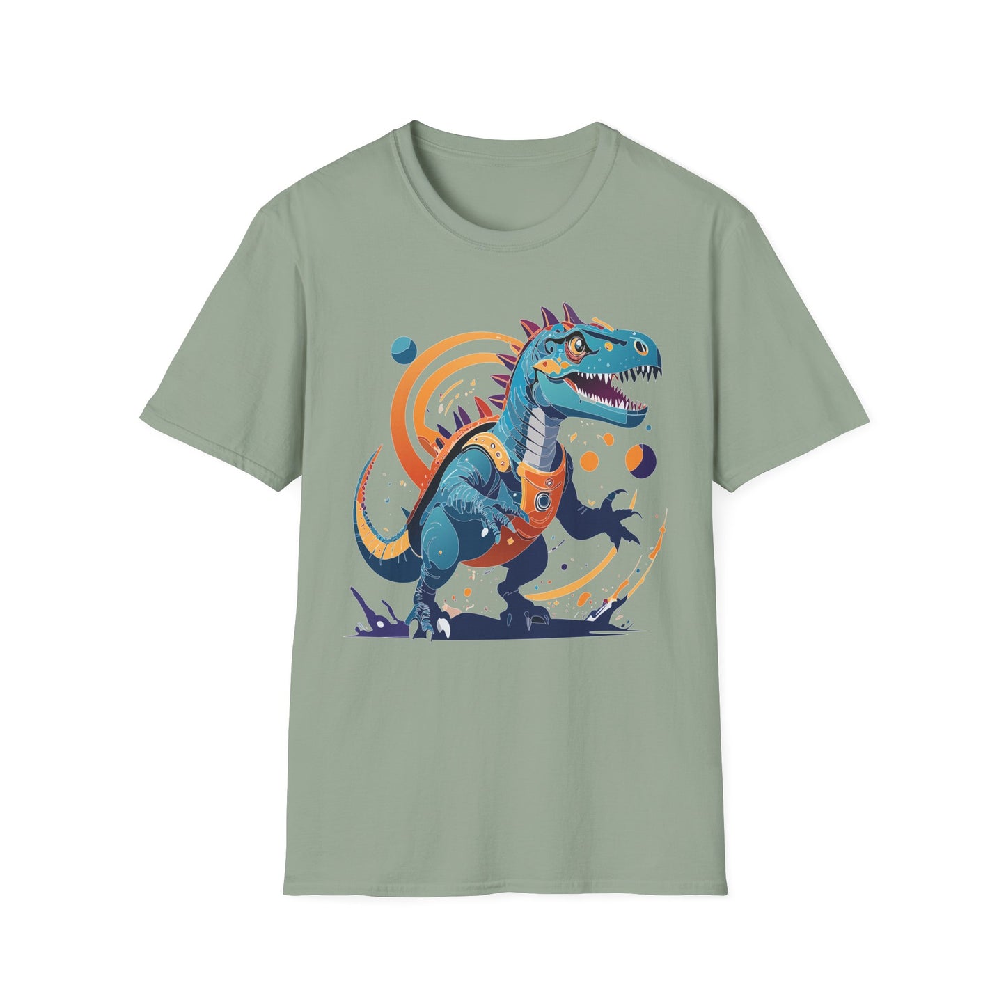 Unisex Alien T Shirt Cosmos Tee With Alien Design Gildan Softstyle 64000 Ring Spun Cotton