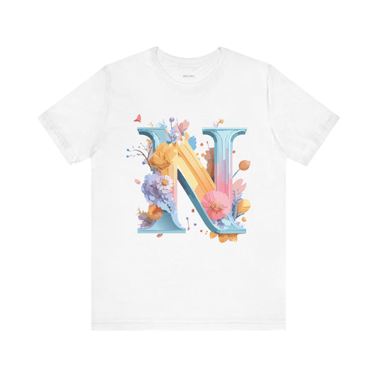 Letter Shirt, Letter N Shirt