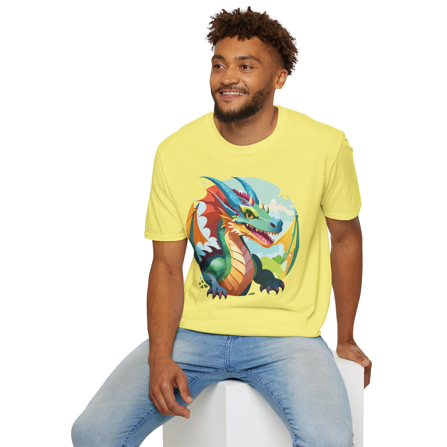 Dragon T Shirt, Dragon Shirt, Shirt with Animals, Animal Shirt
