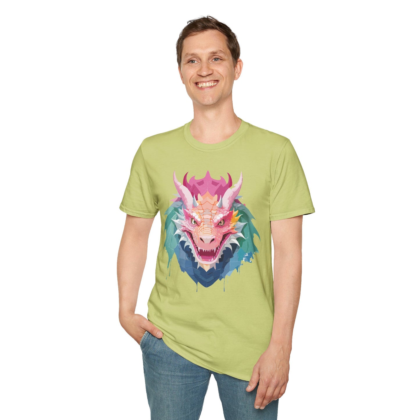Dragon T Shirt, Dragon Shirt, Shirt with Animals, Animal Shirt