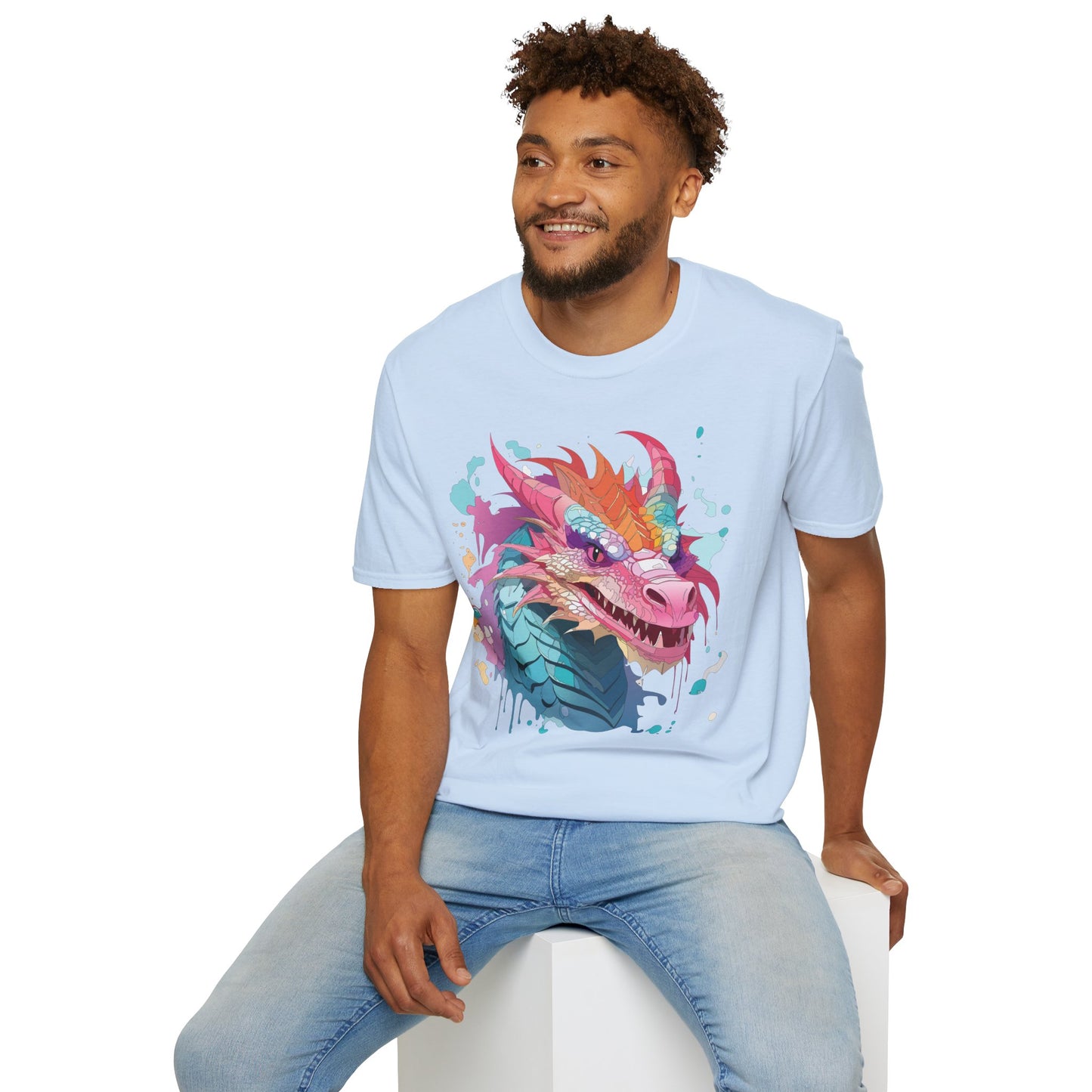 Dragon T Shirt, Dragon Shirt, Shirt with Animals, Animal Shirt