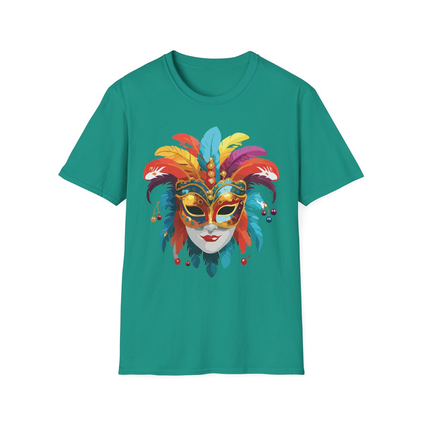 Mask Tee Shirt, Mask Shirt, Shirt with Mask, Masquerade Tees