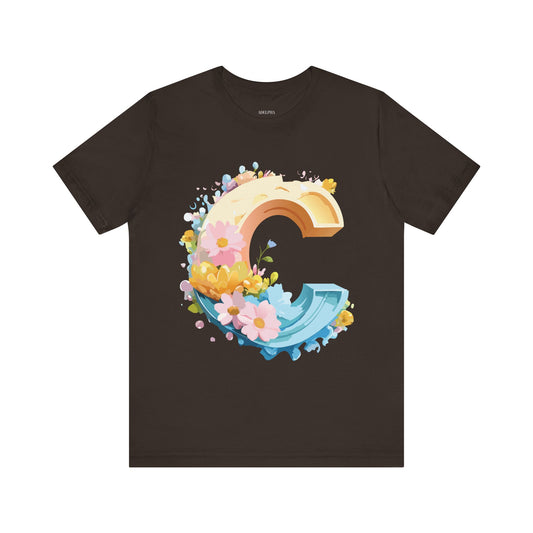 Letter Shirt, Letter C Shirt