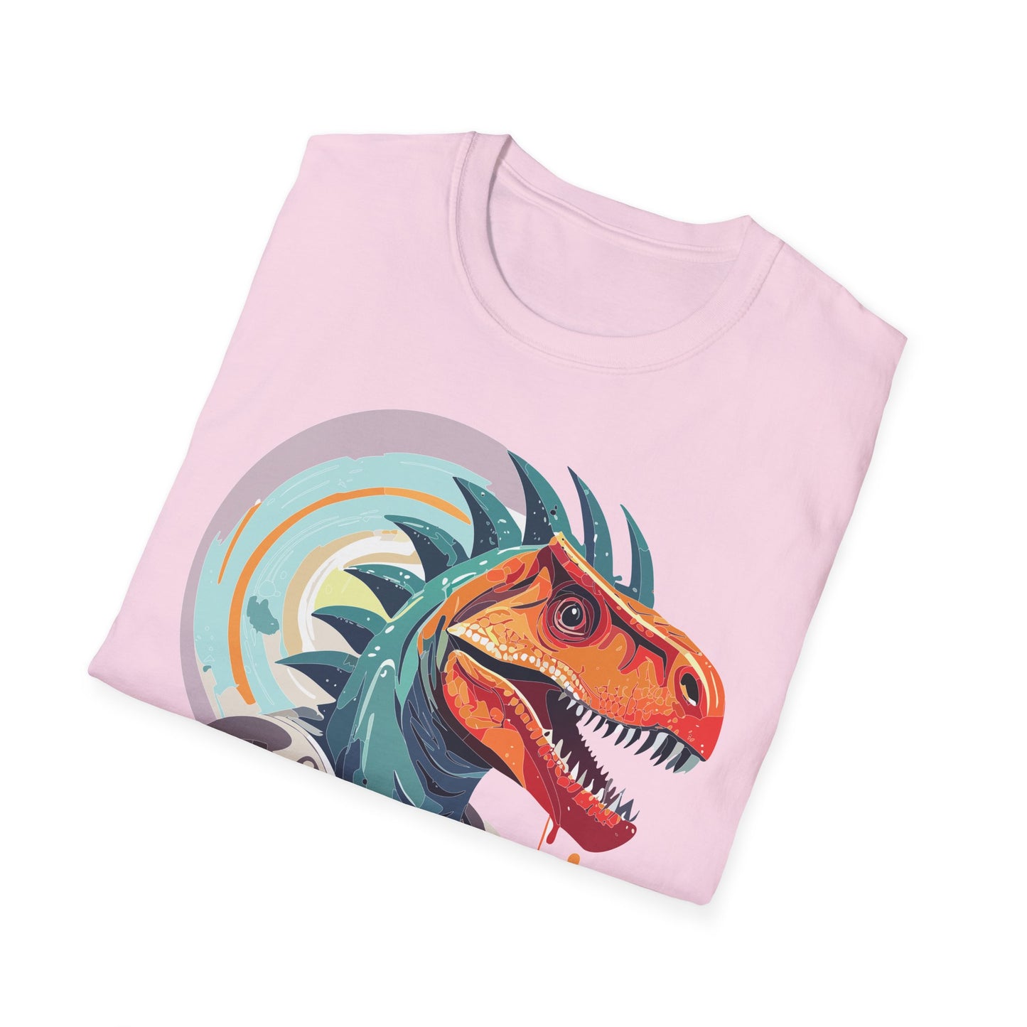 Unisex Gildan Softstyle 64000 Alien T Shirt With Cosmos Space Alien Art Graphic Tee