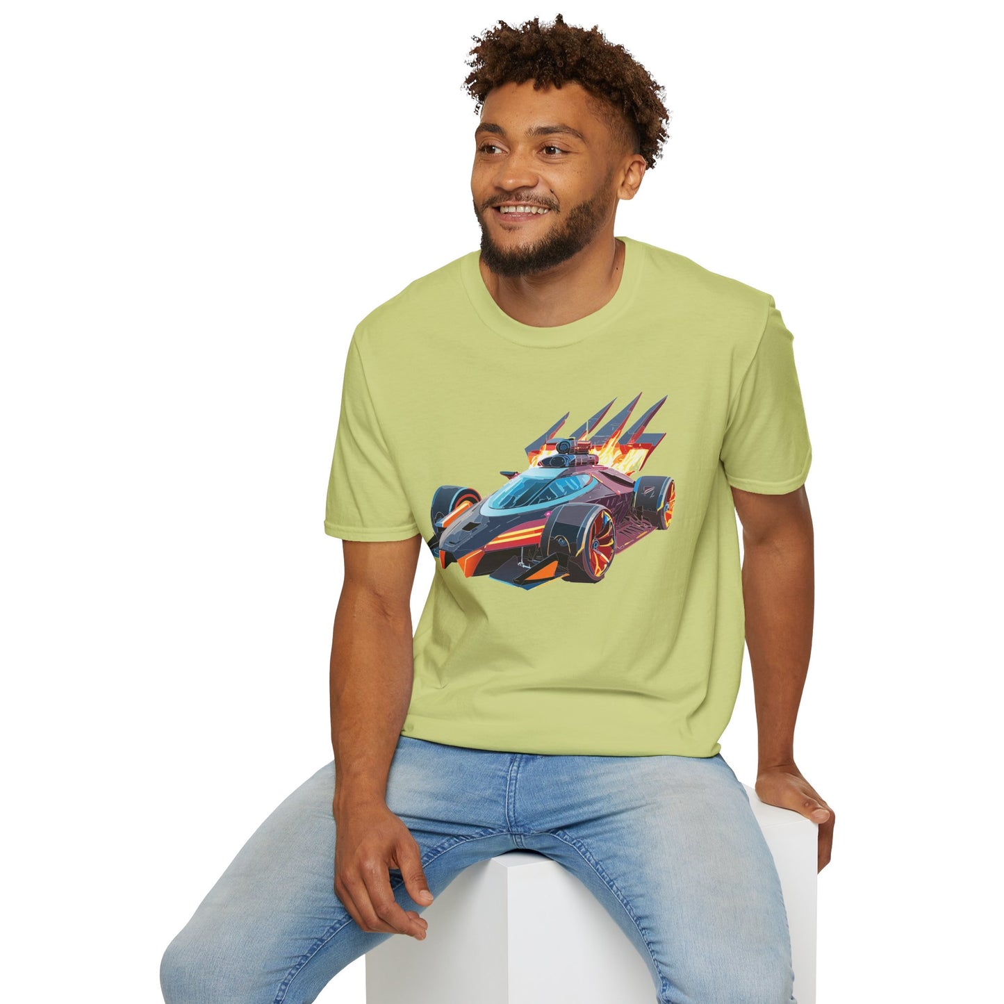 Car T Shirt Unisex Softstyle Cotton Tee With Cars Graphic Hot Wheels Design For Men Women