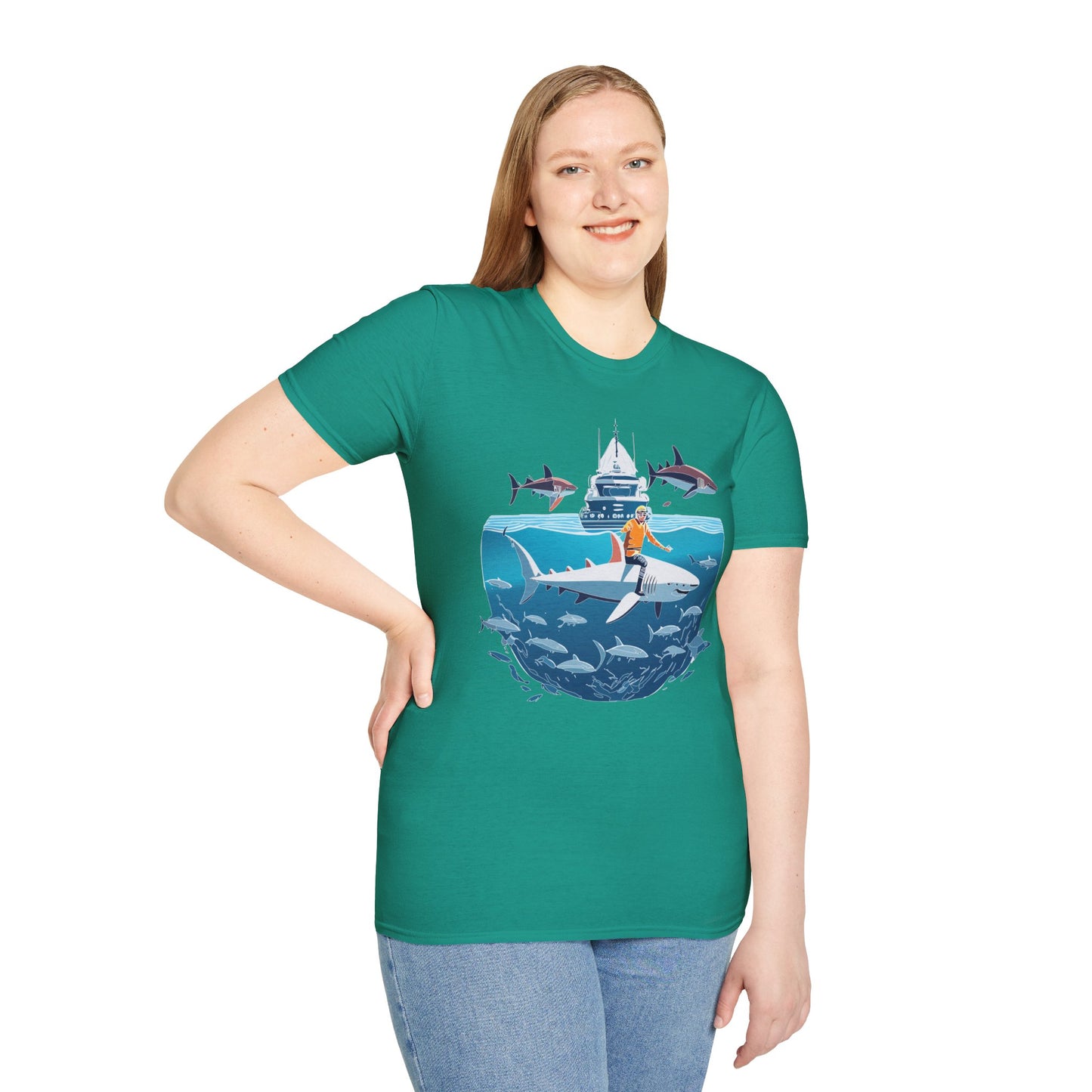 Ocean Tee Shirt, Ocean Shirt, Shirt with Ocean, U boat Tees, Shirt with U-Boat